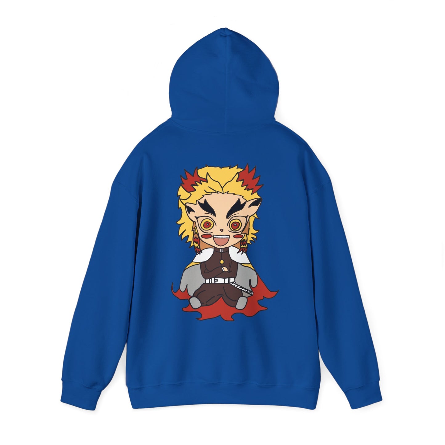 Demon Slayer Hoodie - Rengoku Back And Front