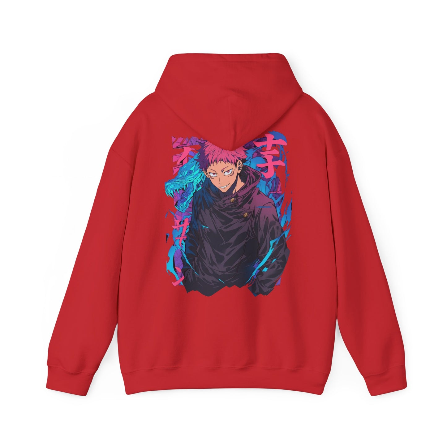 Jujutsu Kaisen Hoodie - Itadori Back And Front