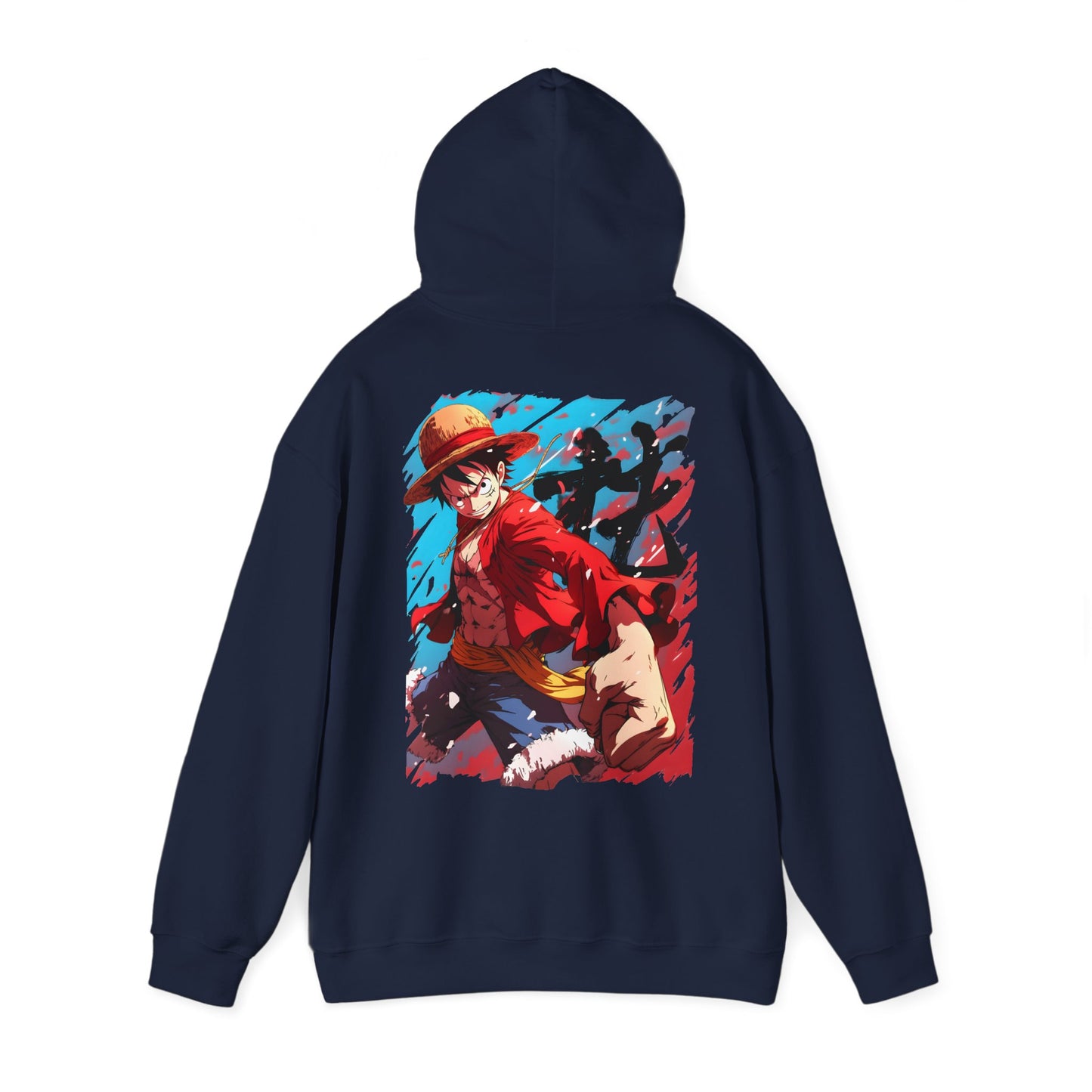 One Piece Hoodie - Luffy Back And Front