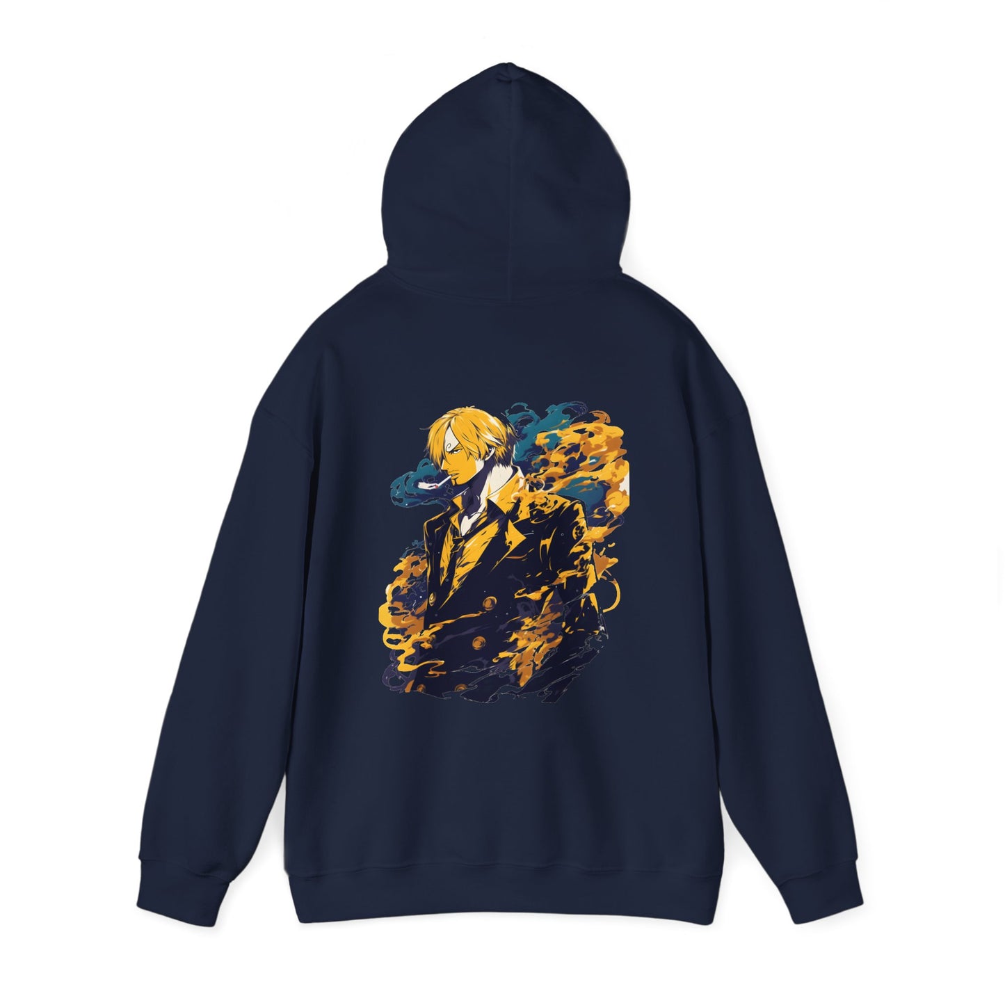 One Piece Hoodie - Sanji Back And Front