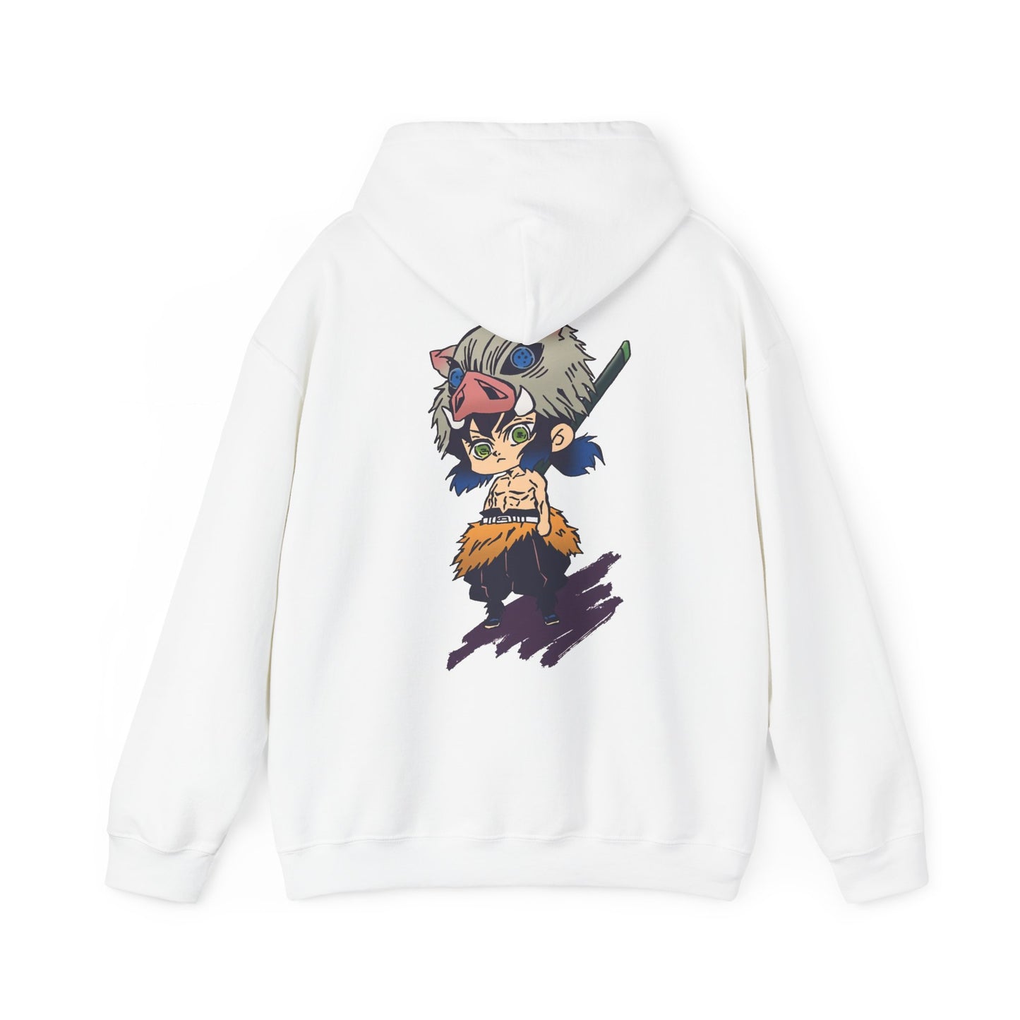 Demon Slayer Hoodie - Inosuke Back And Front