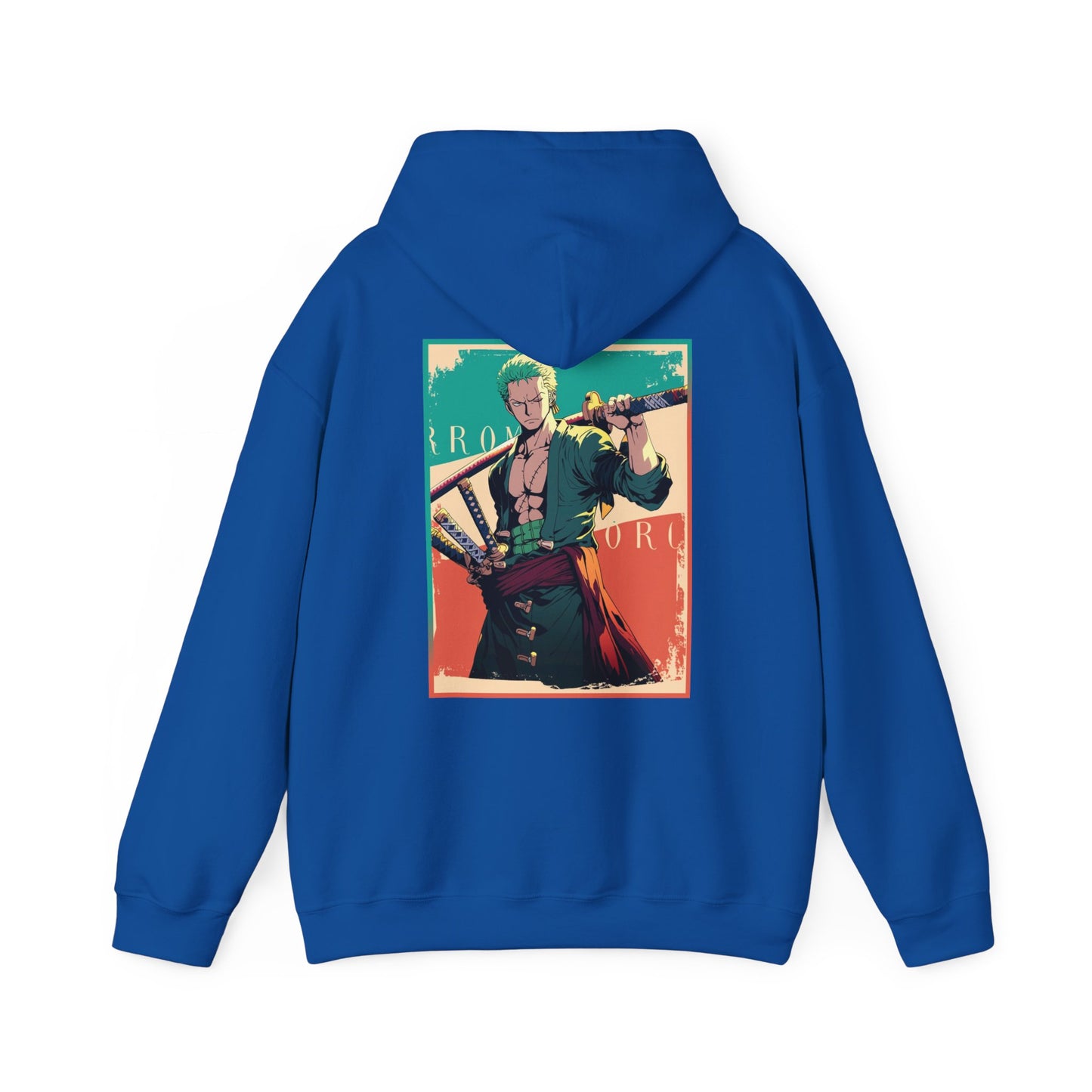 One Piece Hoodie - Zoro Back And Front