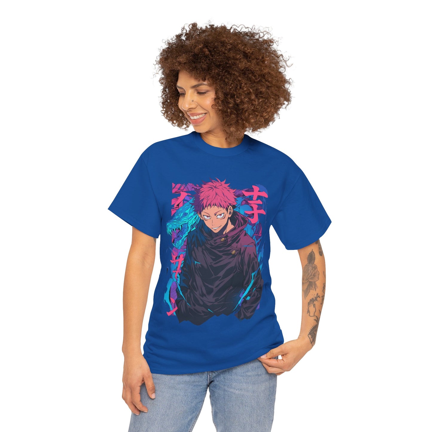 Unisex Heavy Cotton Tee - Jujutsu kaisen