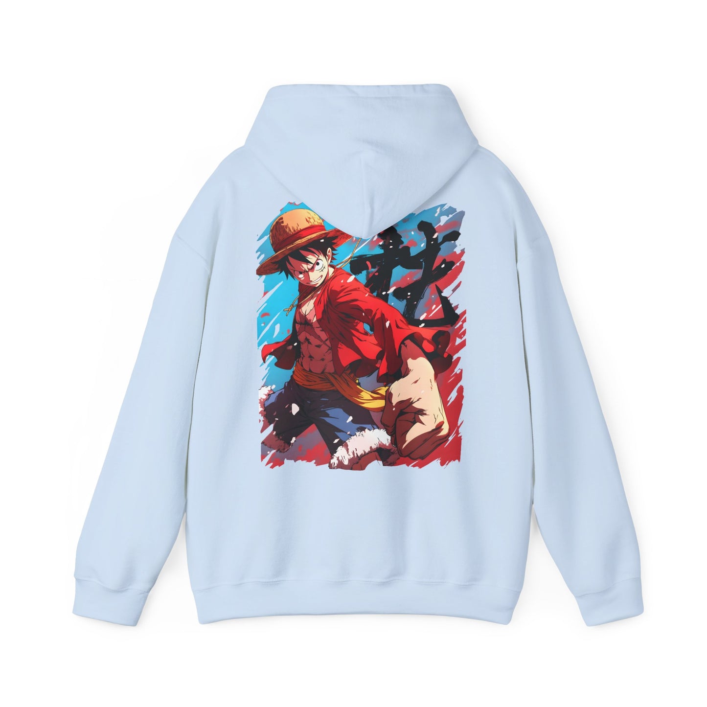 One Piece Hoodie - Luffy Back And Front