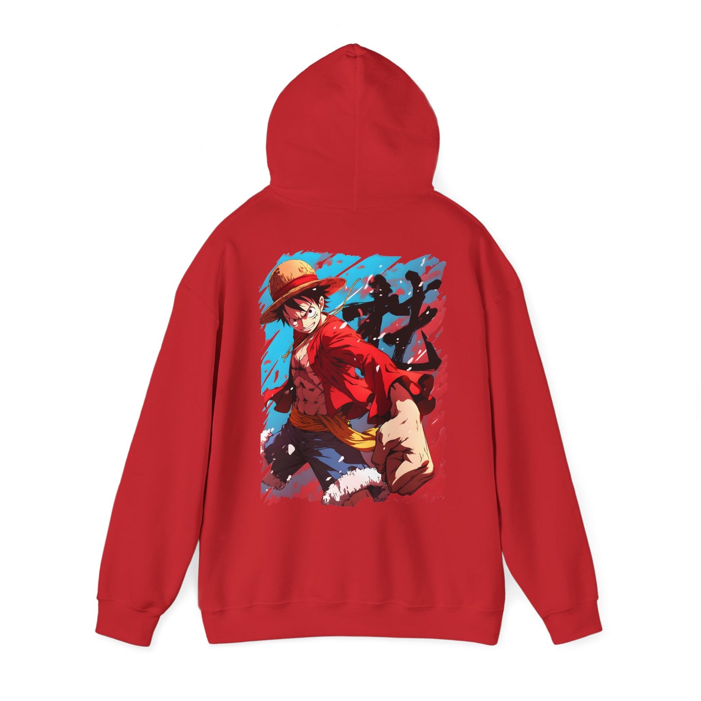 One Piece Hoodie - Luffy Back And Front