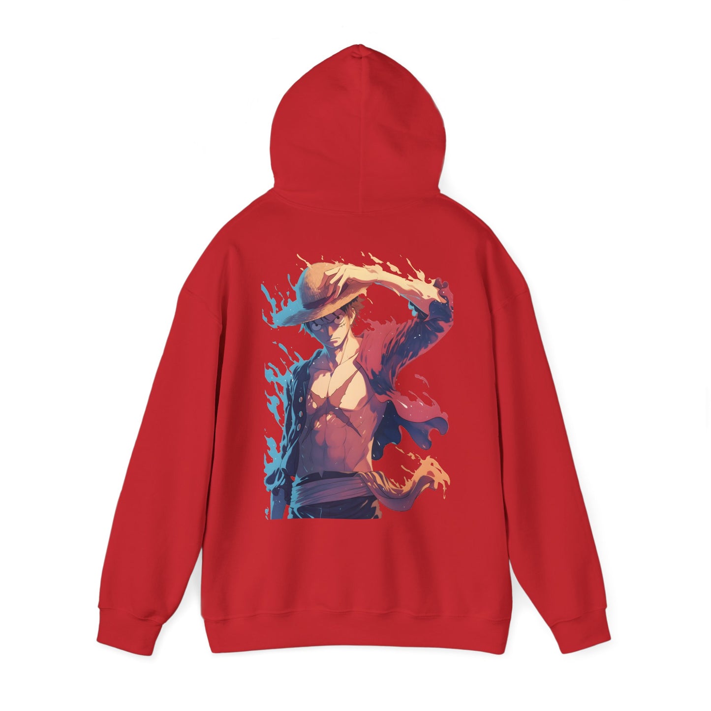 One Piece Hoodie - Luffy Back And Front