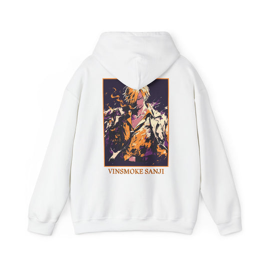 One Piece Hoodie - Sanji Back And Front