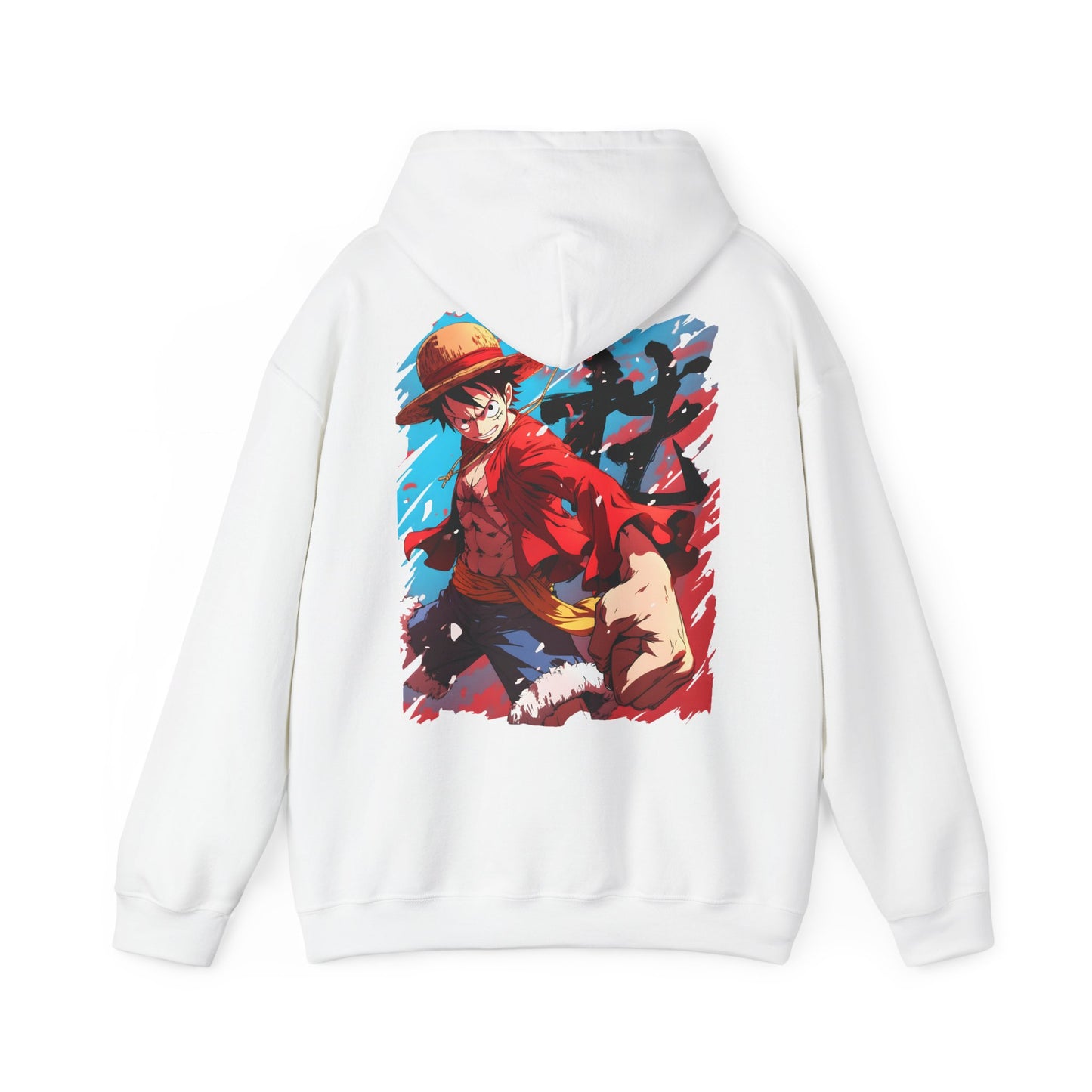 One Piece Hoodie - Luffy Back And Front