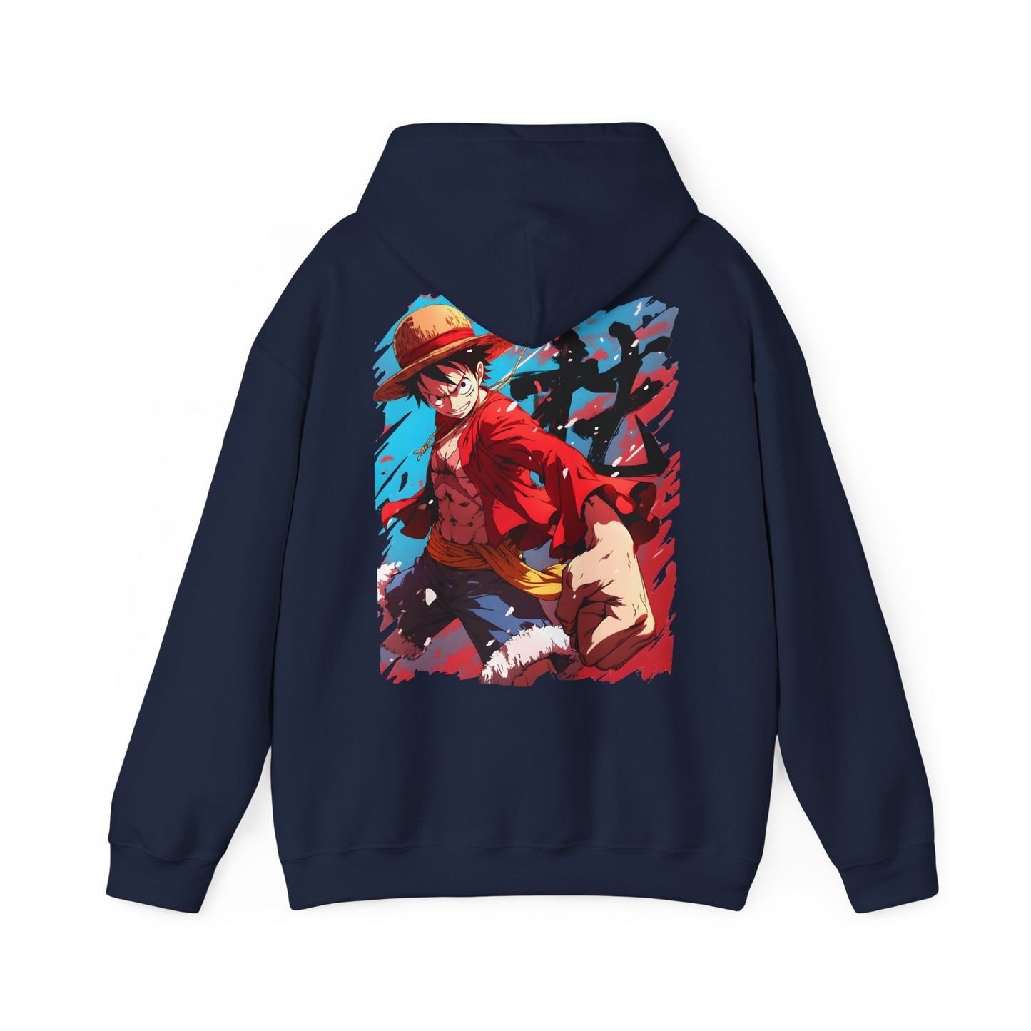 One Piece Hoodie - Luffy Back And Front