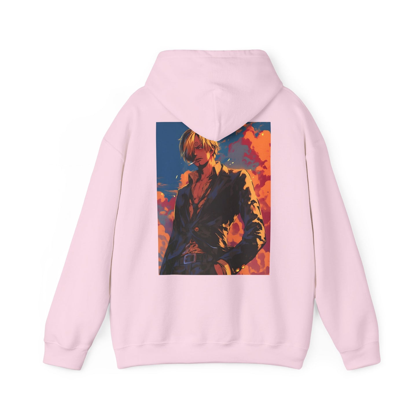 One Piece Hoodie - Sanji Back And Front