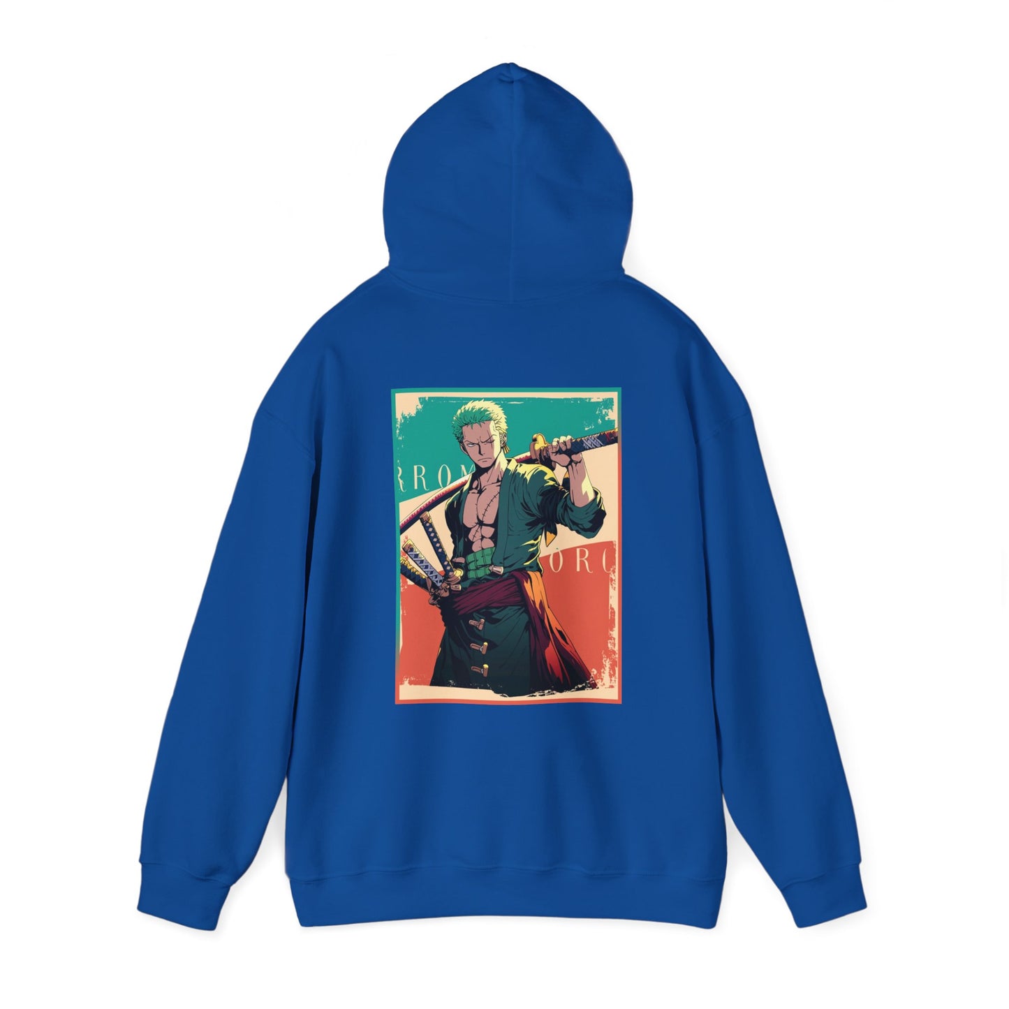 One Piece Hoodie - Zoro Back And Front