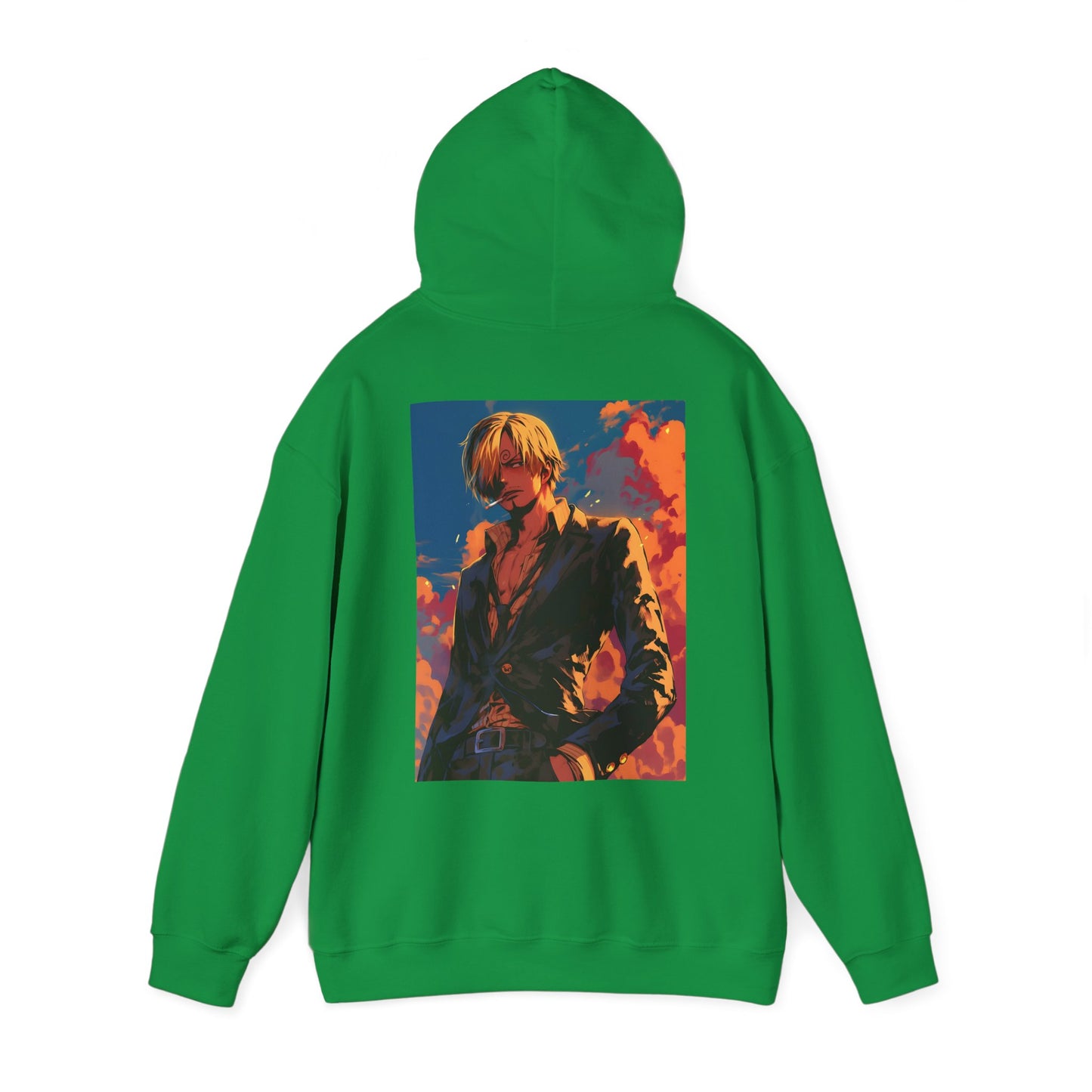 One Piece Hoodie - Sanji Back And Front