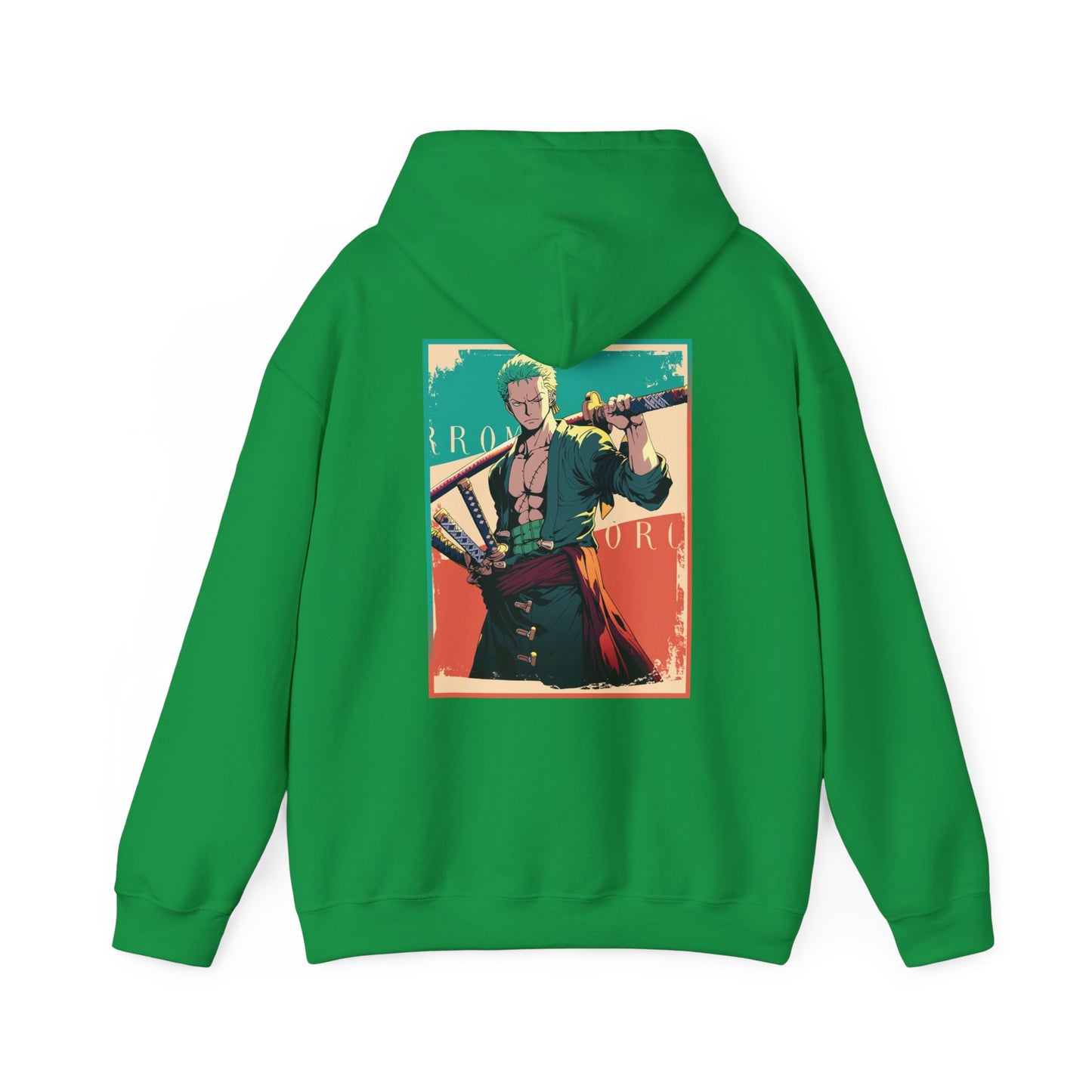 One Piece Hoodie - Zoro Back And Front