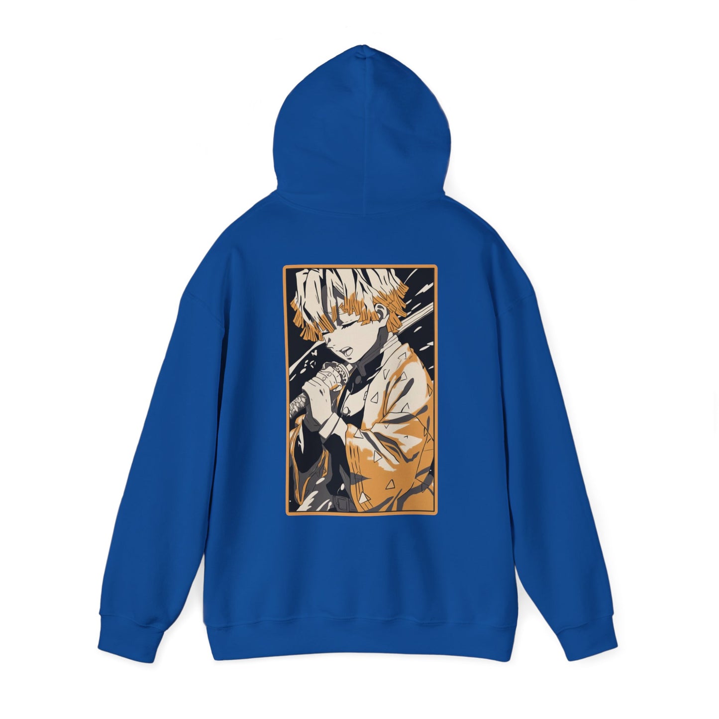 Demon Slayer Hoodie - Zenitsu Back And Front