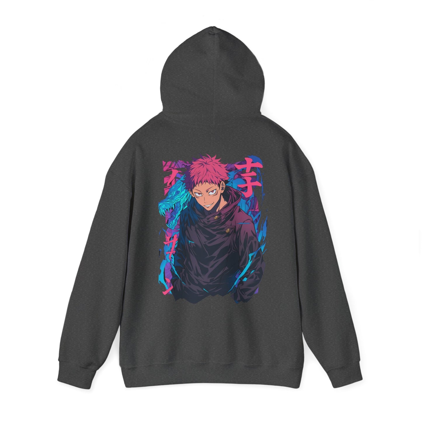 Jujutsu Kaisen Hoodie - Itadori Back And Front