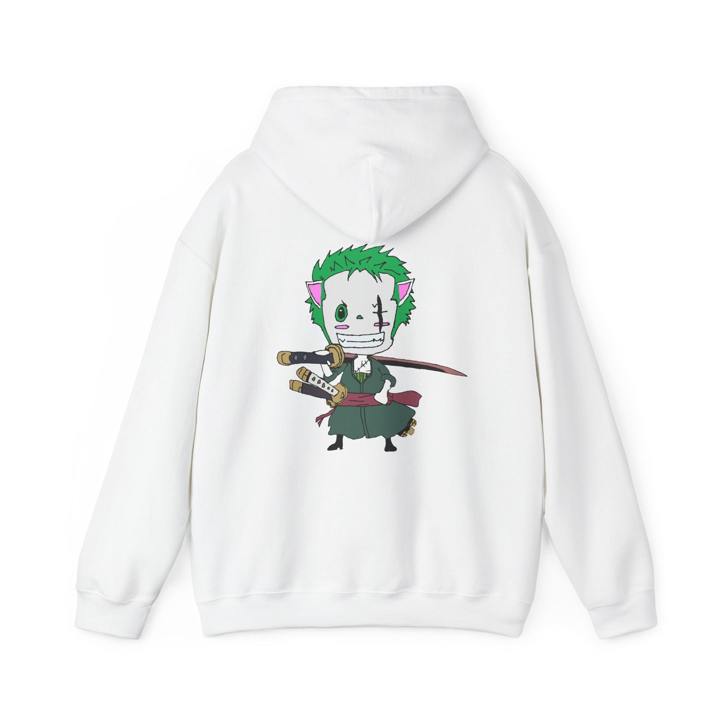 One Piece Hoodie - Zoro Back And Front