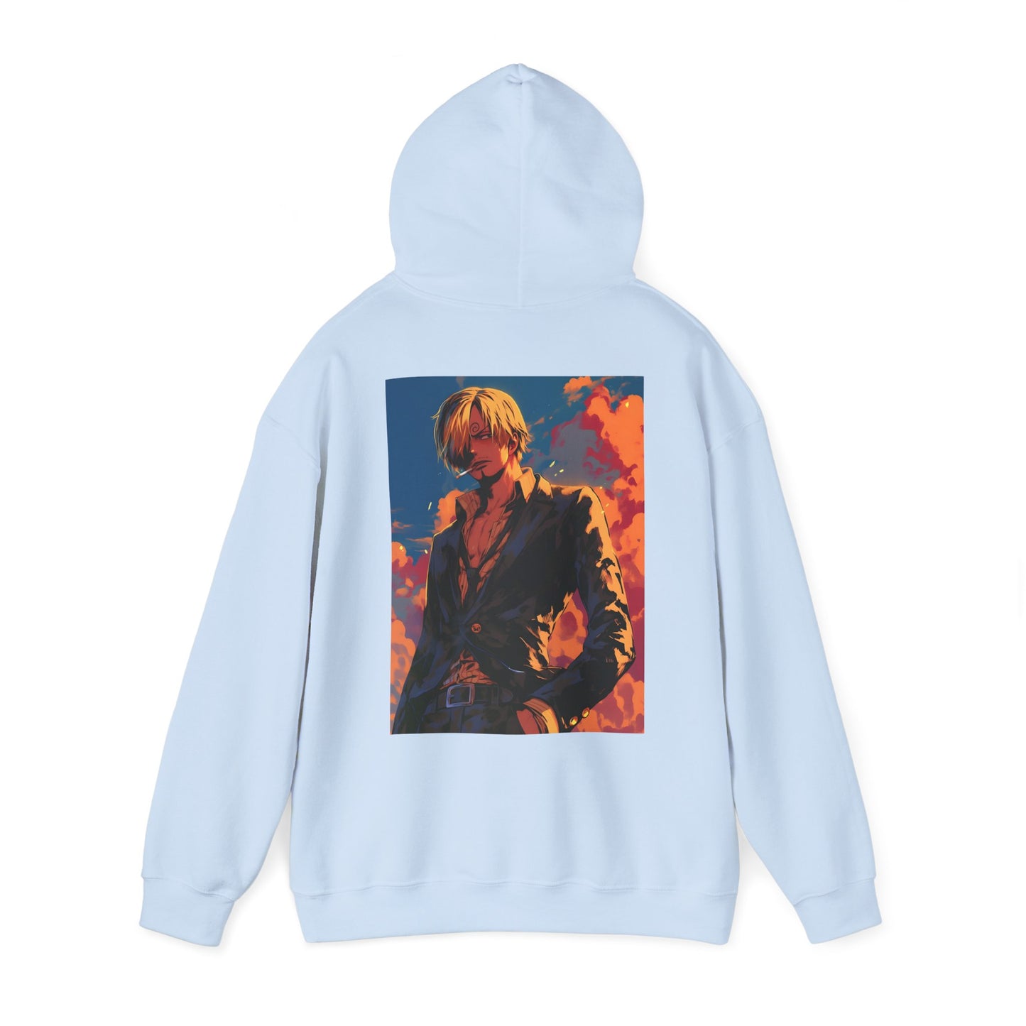 One Piece Hoodie - Sanji Back And Front