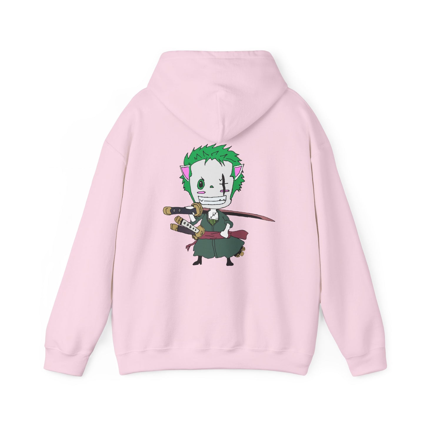 One Piece Hoodie - Zoro Back And Front