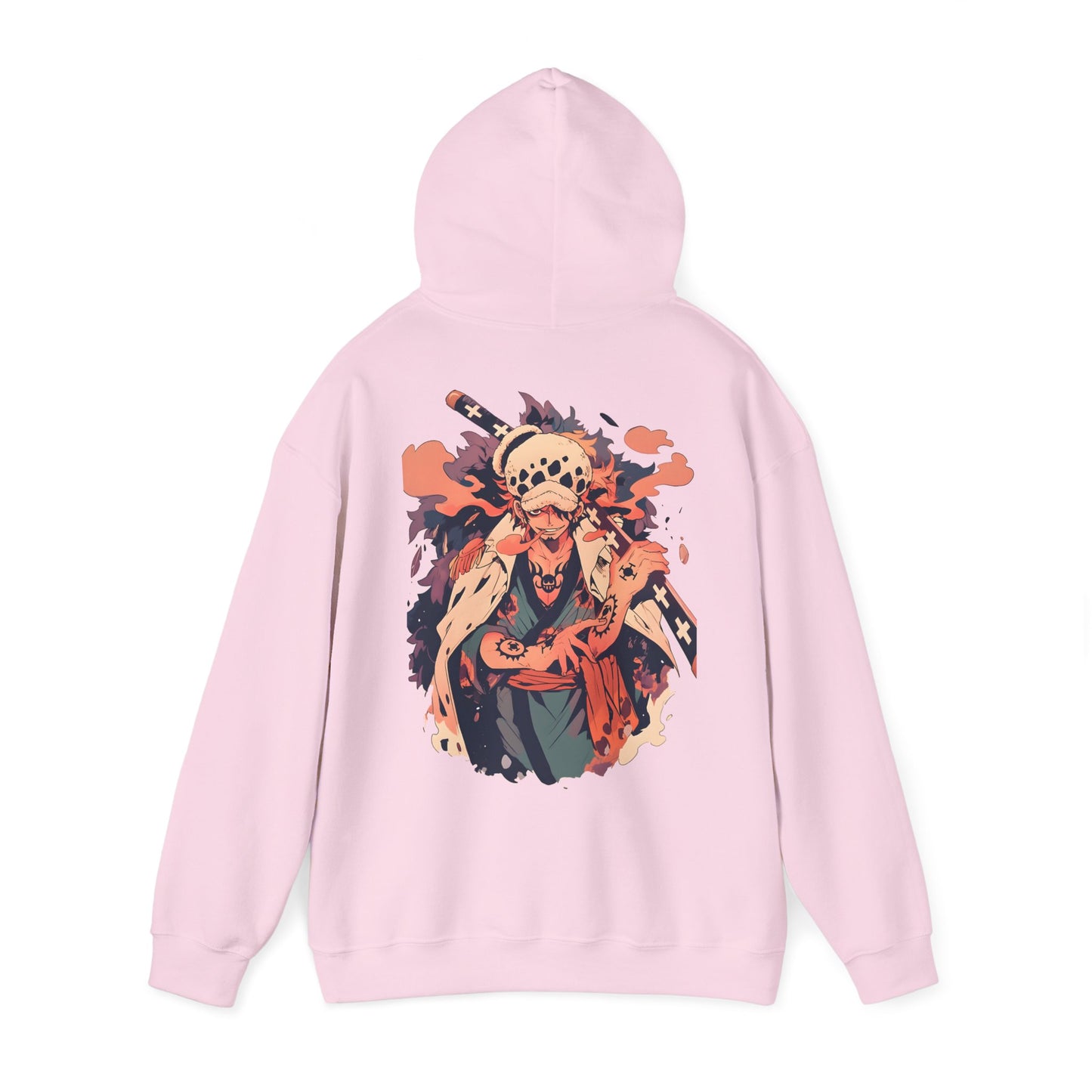 One Piece Hoodie - Trafalgar Back And Front