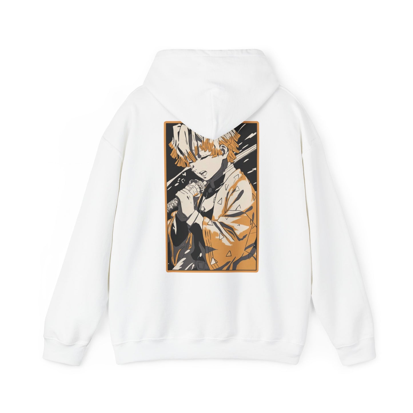 Demon Slayer Hoodie - Zenitsu Back And Front