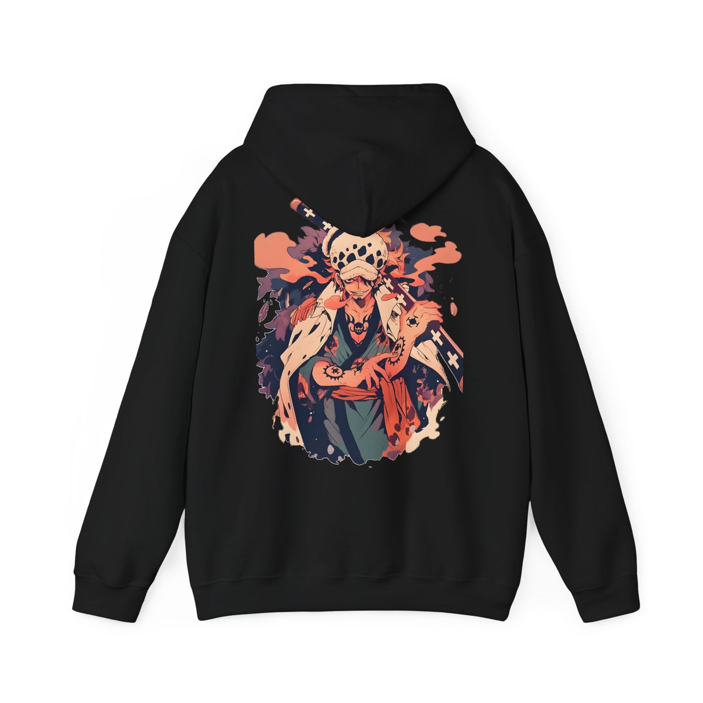 One Piece Hoodie - Trafalgar Back And Front