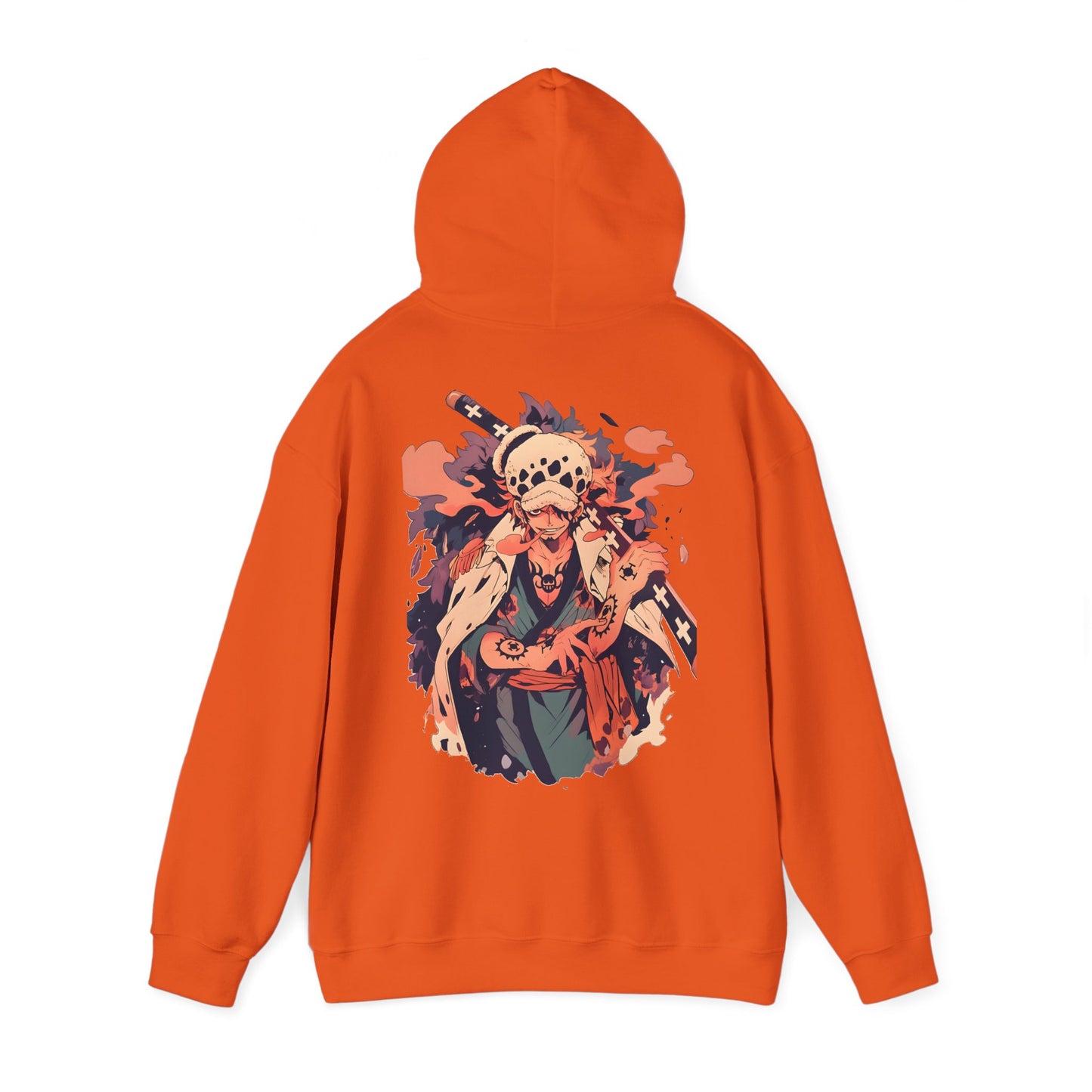 One Piece Hoodie - Trafalgar Back And Front