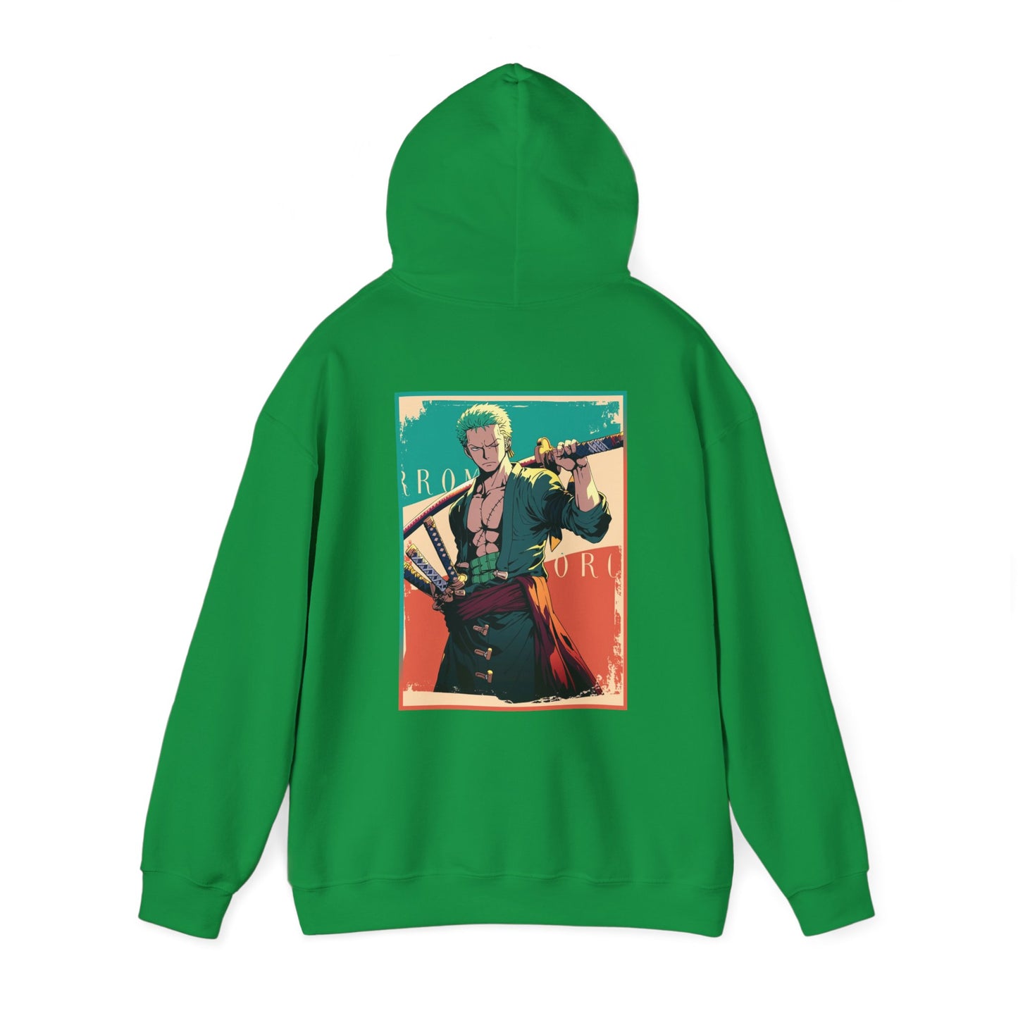 One Piece Hoodie - Zoro Back And Front