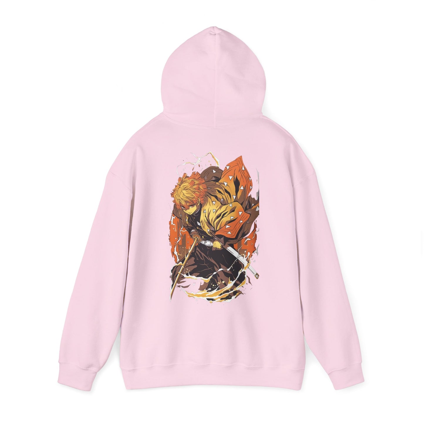 Demon Slayer Hoodie - Zenitsu Back And Front