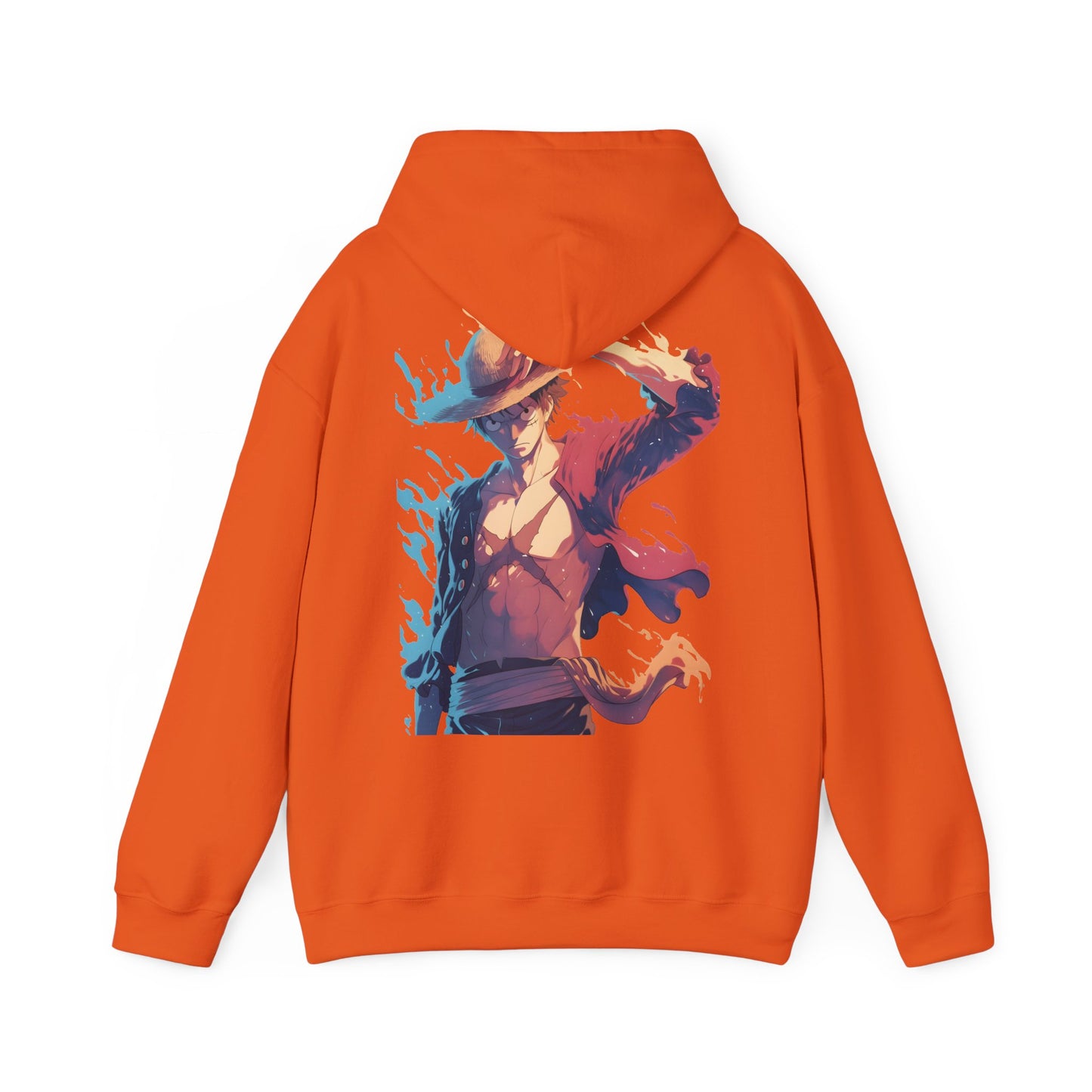 One Piece Hoodie - Luffy Back And Front