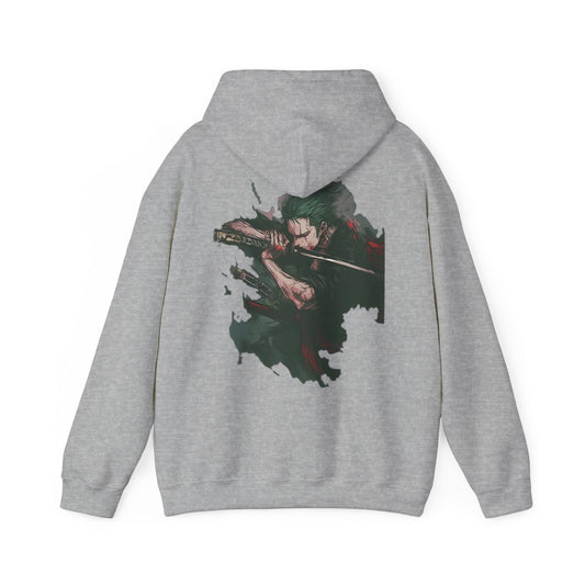 One Piece Hoodie - Zoro Back And Front