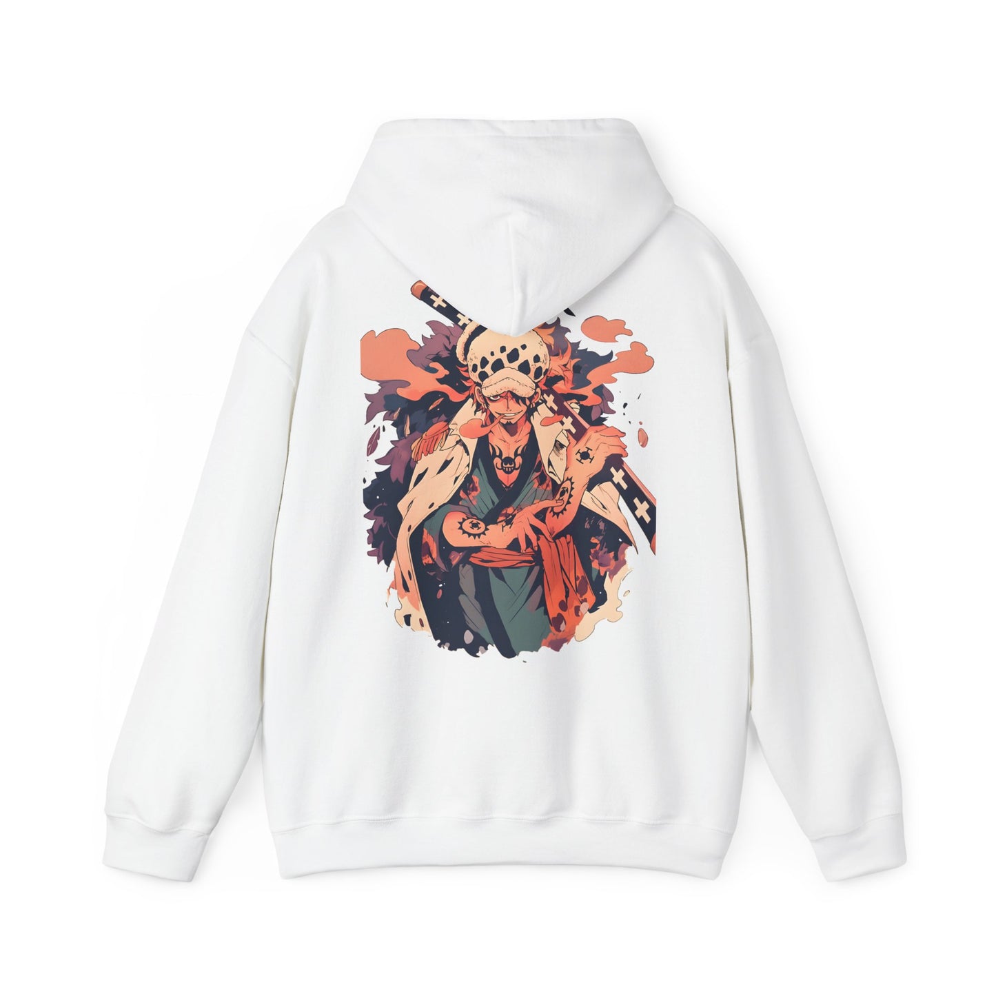 One Piece Hoodie - Trafalgar Back And Front