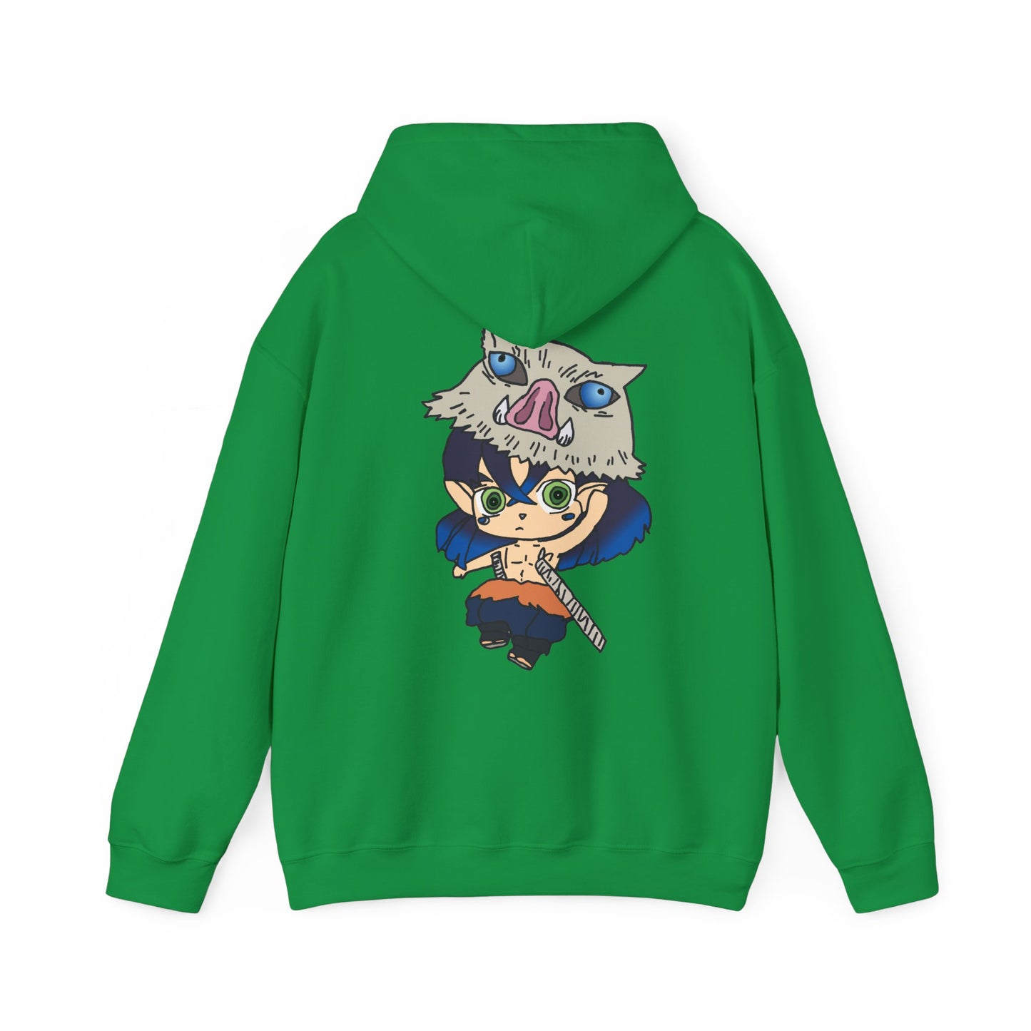 Demon Slayer Hoodie - Inosuke Back And Front