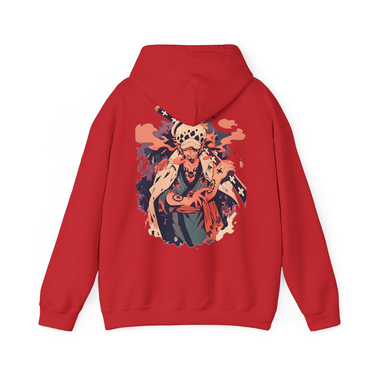 One Piece Hoodie - Trafalgar Back And Front