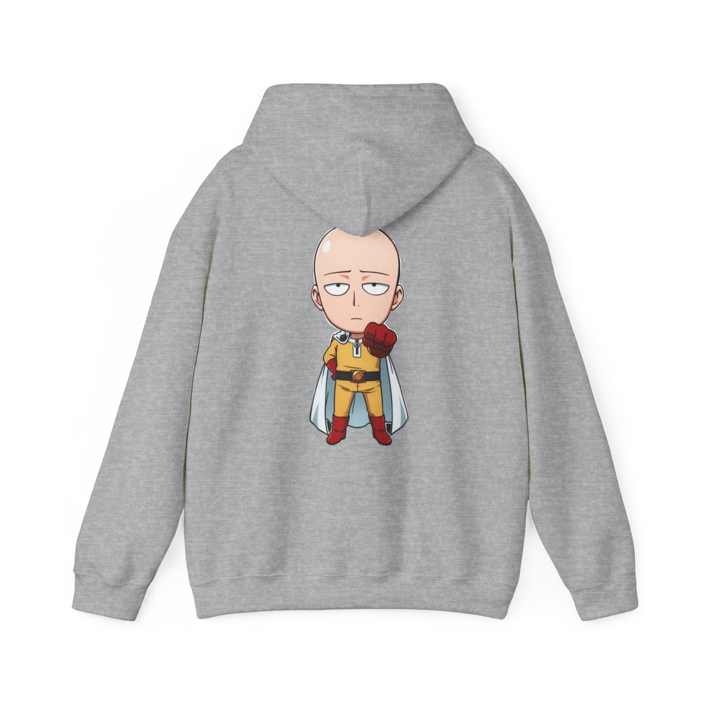 One Punch Man Hoodie - Saitama Back And Front