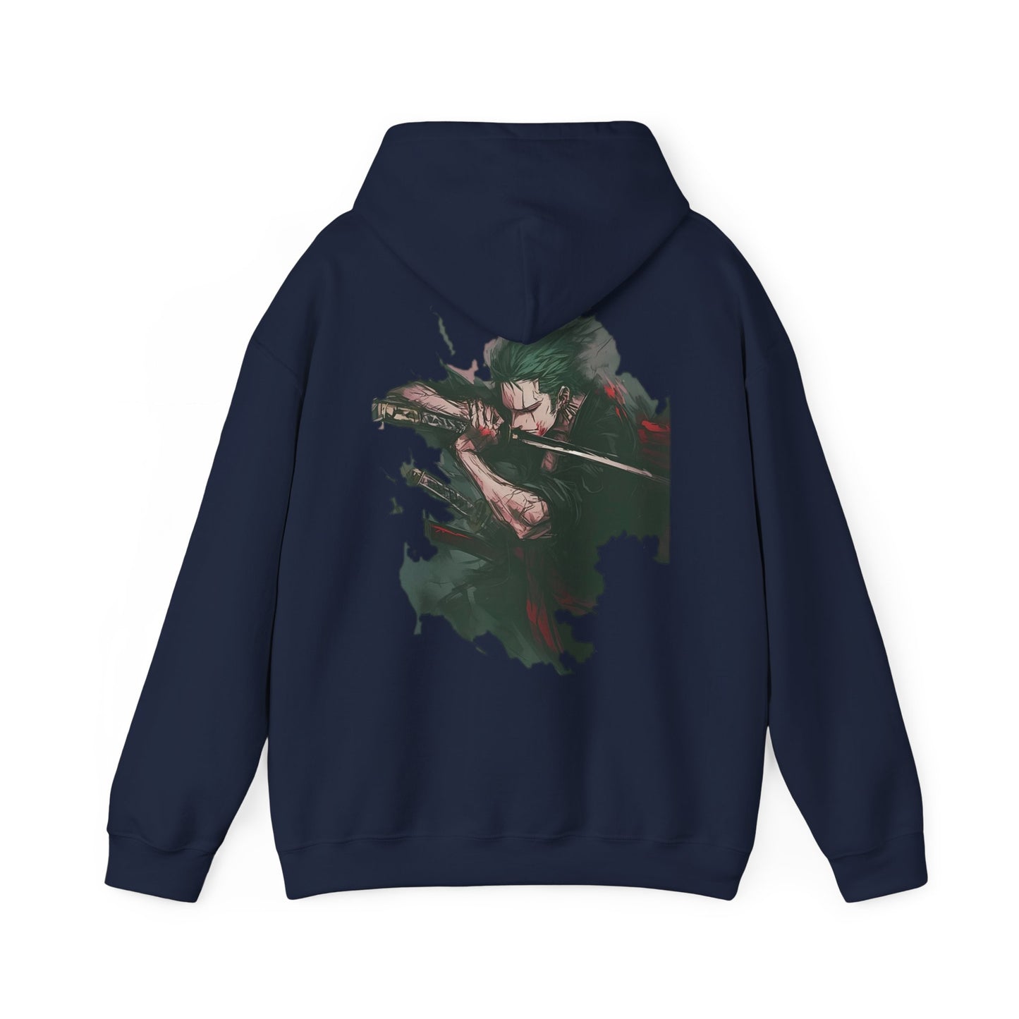 One Piece Hoodie - Zoro Back And Front