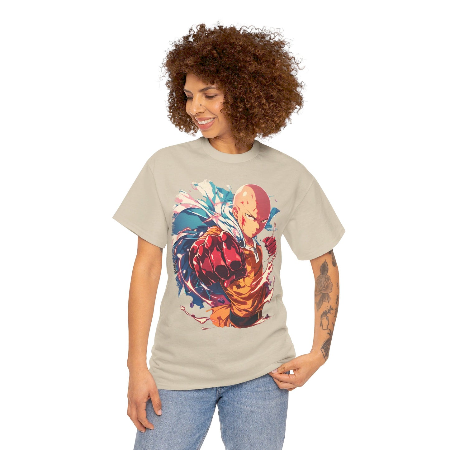 Unisex Heavy Cotton Tee - One Punch Man