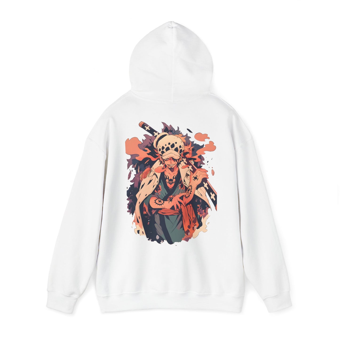 One Piece Hoodie - Trafalgar Back And Front