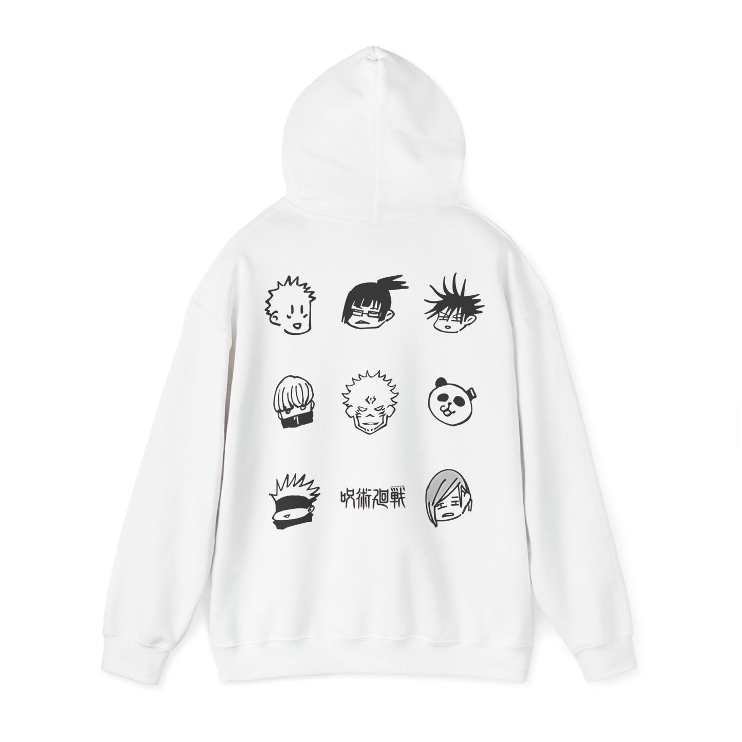 Jujutsu Kaisen Hoodie - Jujutsu Kaisen Back And Front