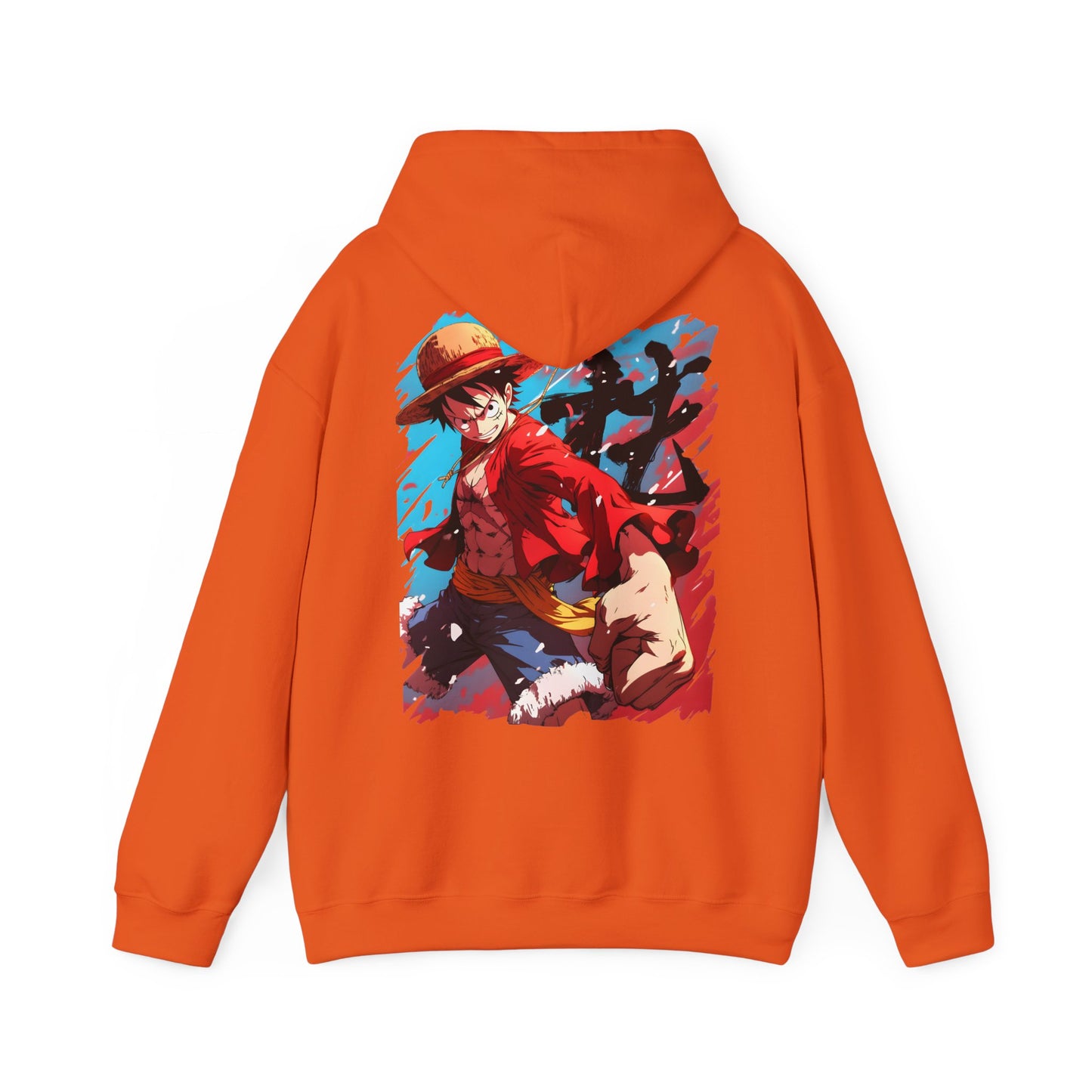 One Piece Hoodie - Luffy Back And Front