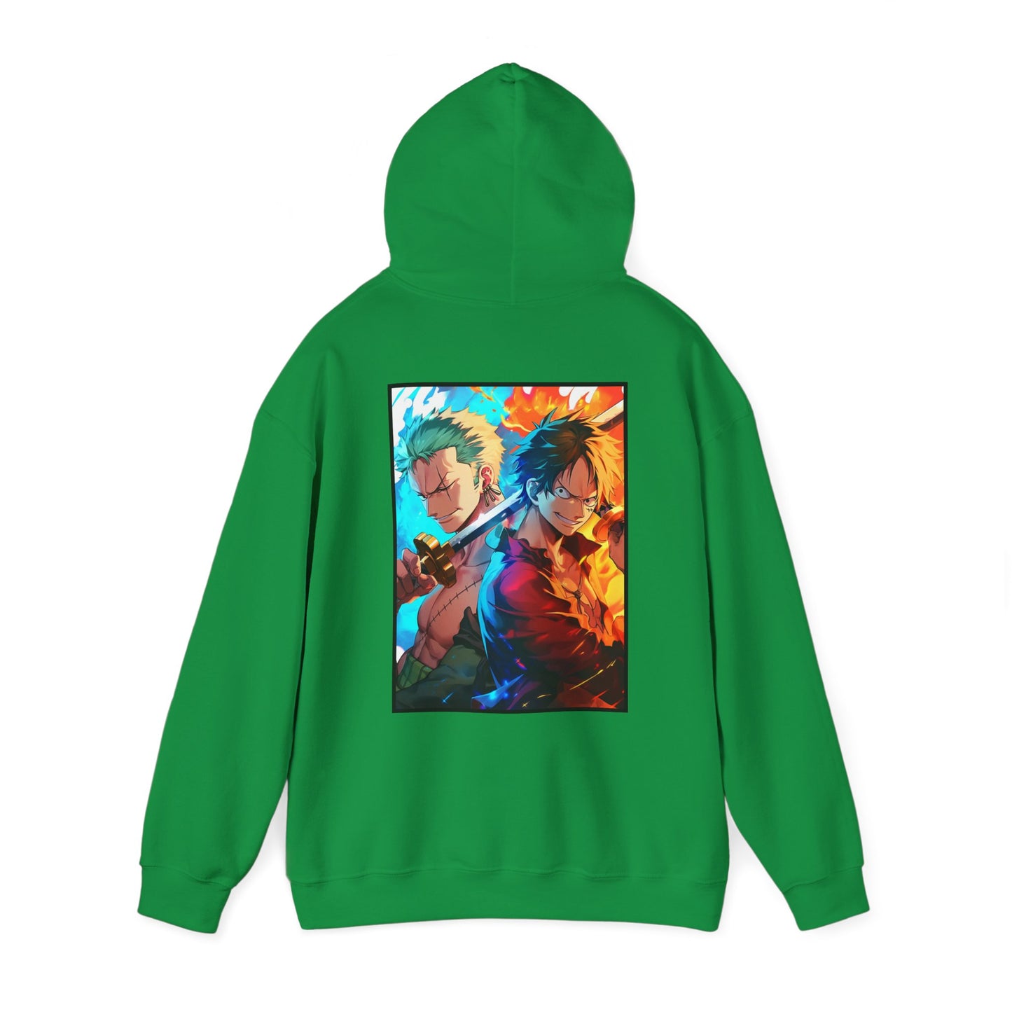 One Piece Hoodie - Zoro And Luffy Back And Front