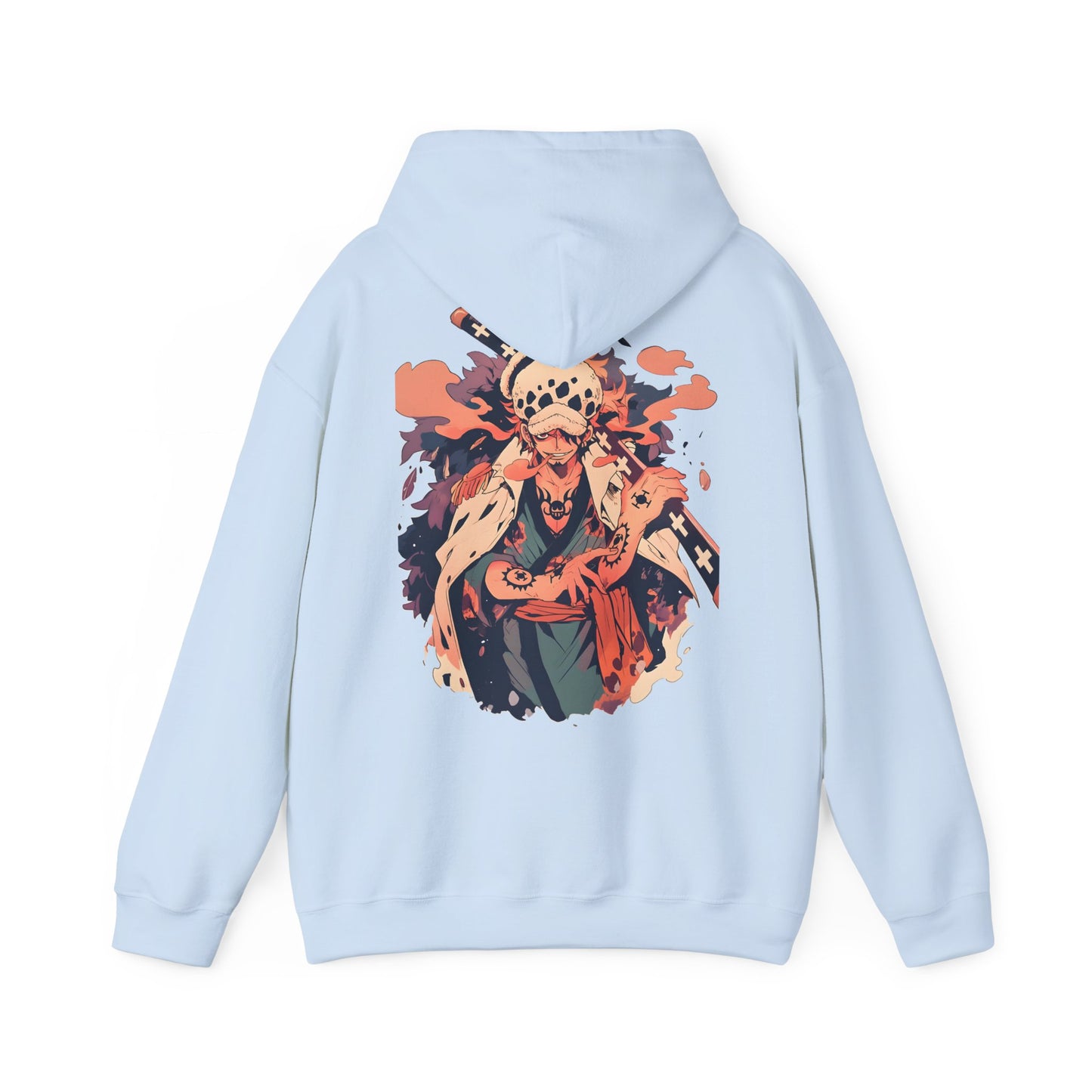 One Piece Hoodie - Trafalgar Back And Front