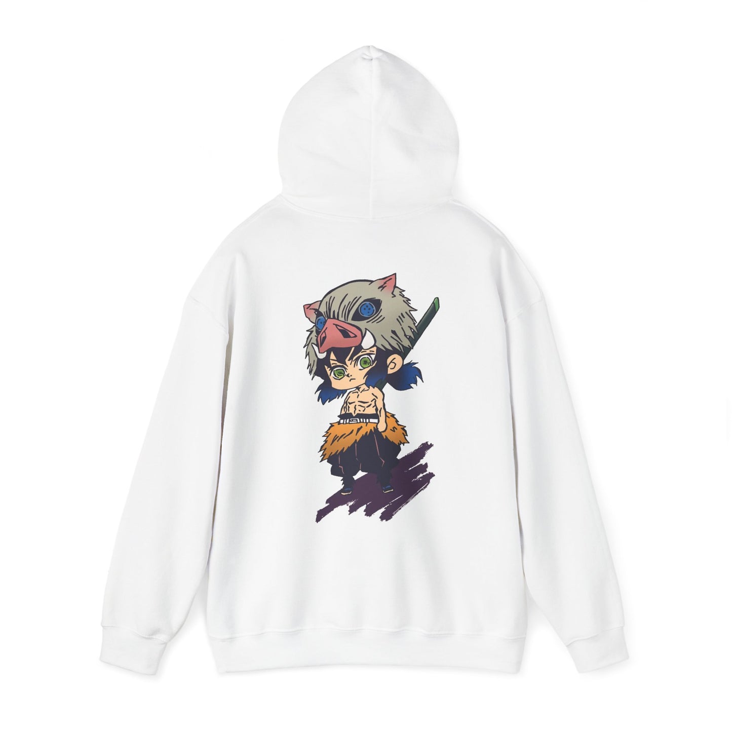 Demon Slayer Hoodie - Inosuke Back And Front