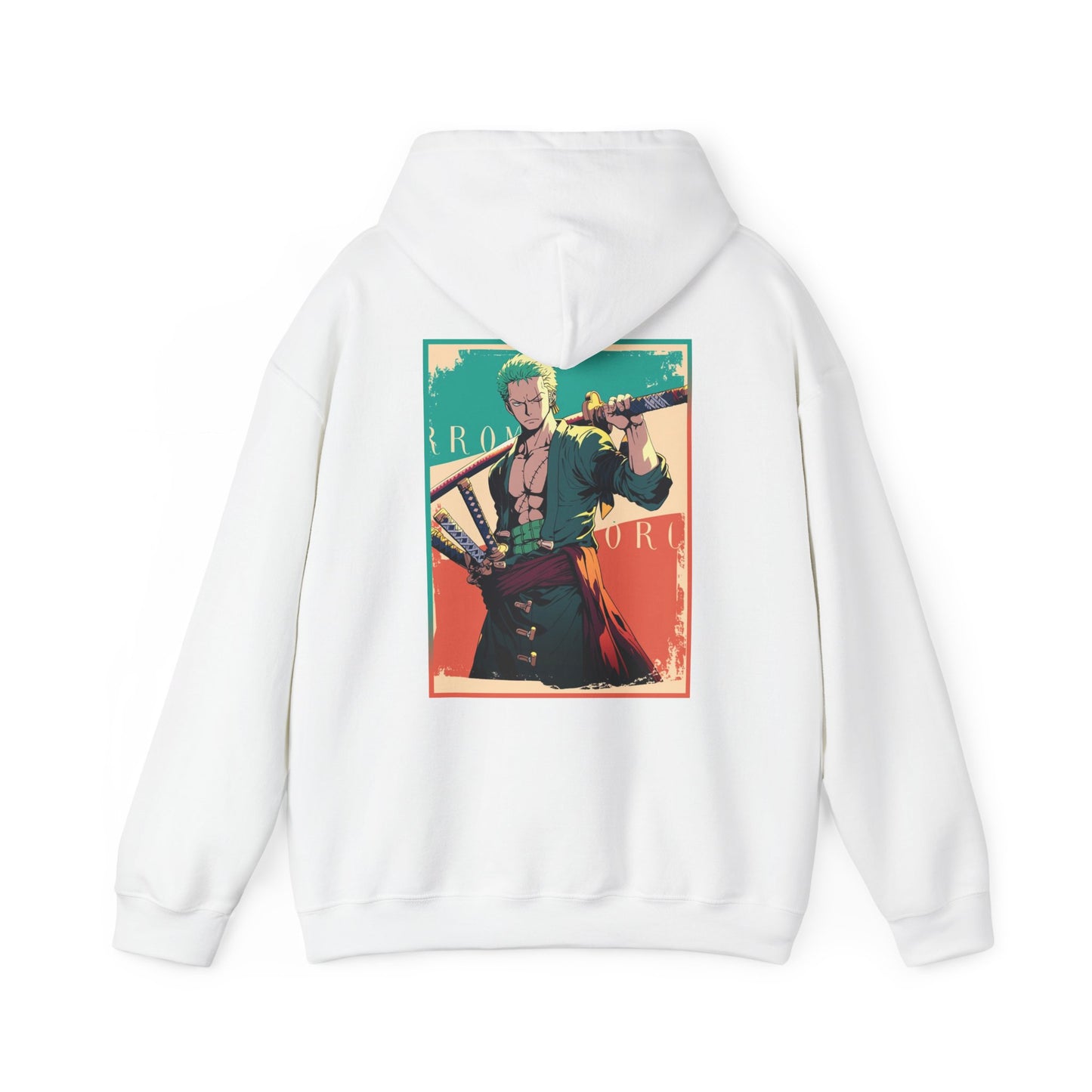 One Piece Hoodie - Zoro Back And Front