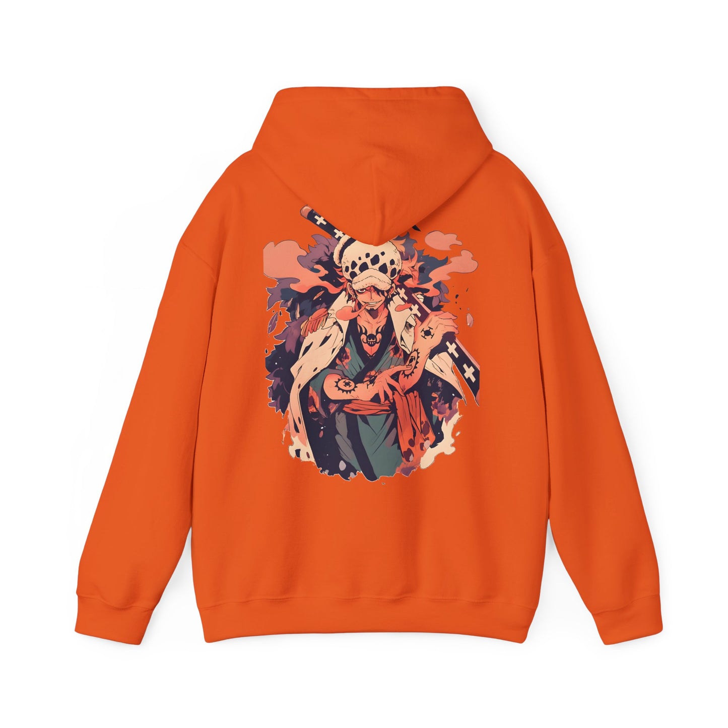 One Piece Hoodie - Trafalgar Back And Front