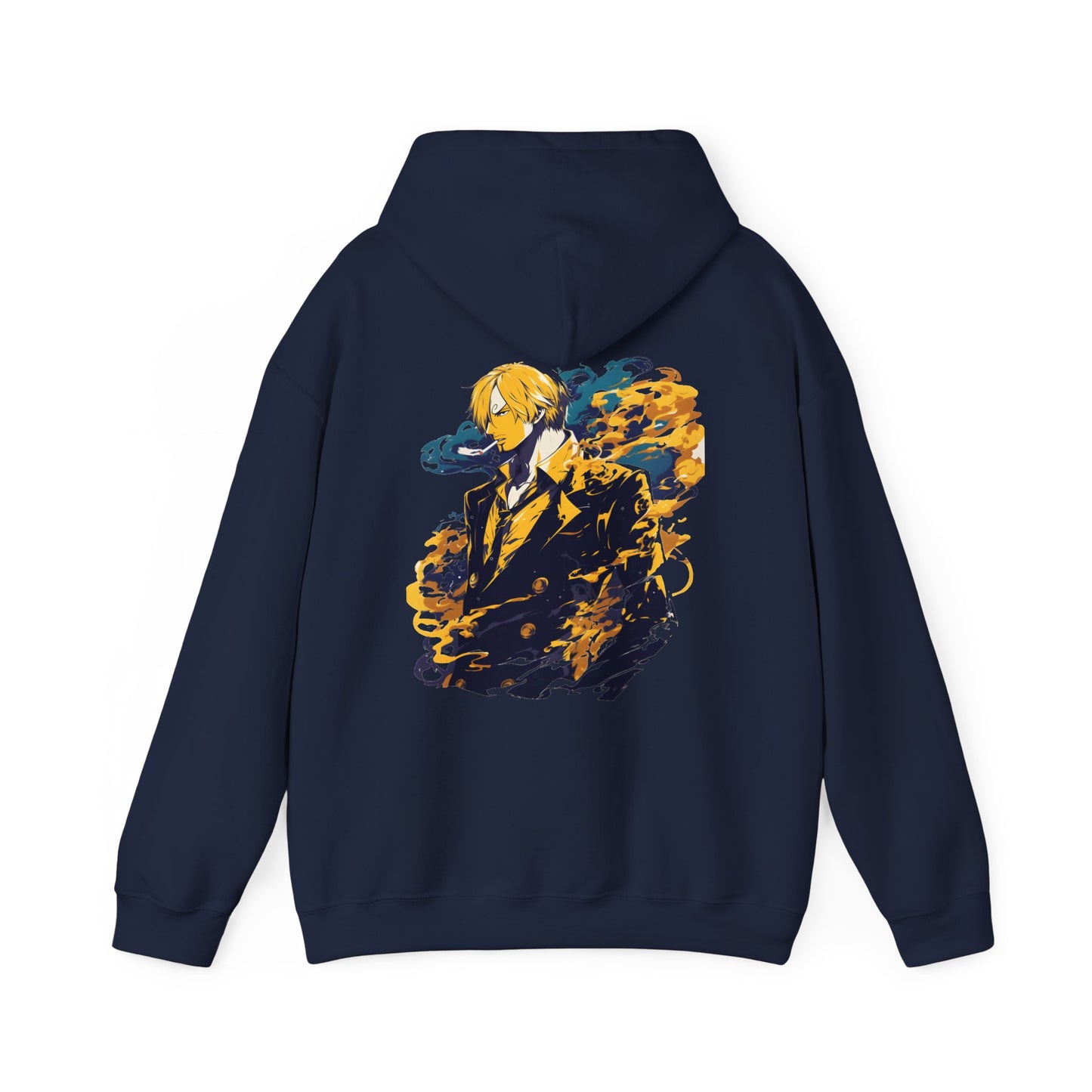 One Piece Hoodie - Sanji Back And Front