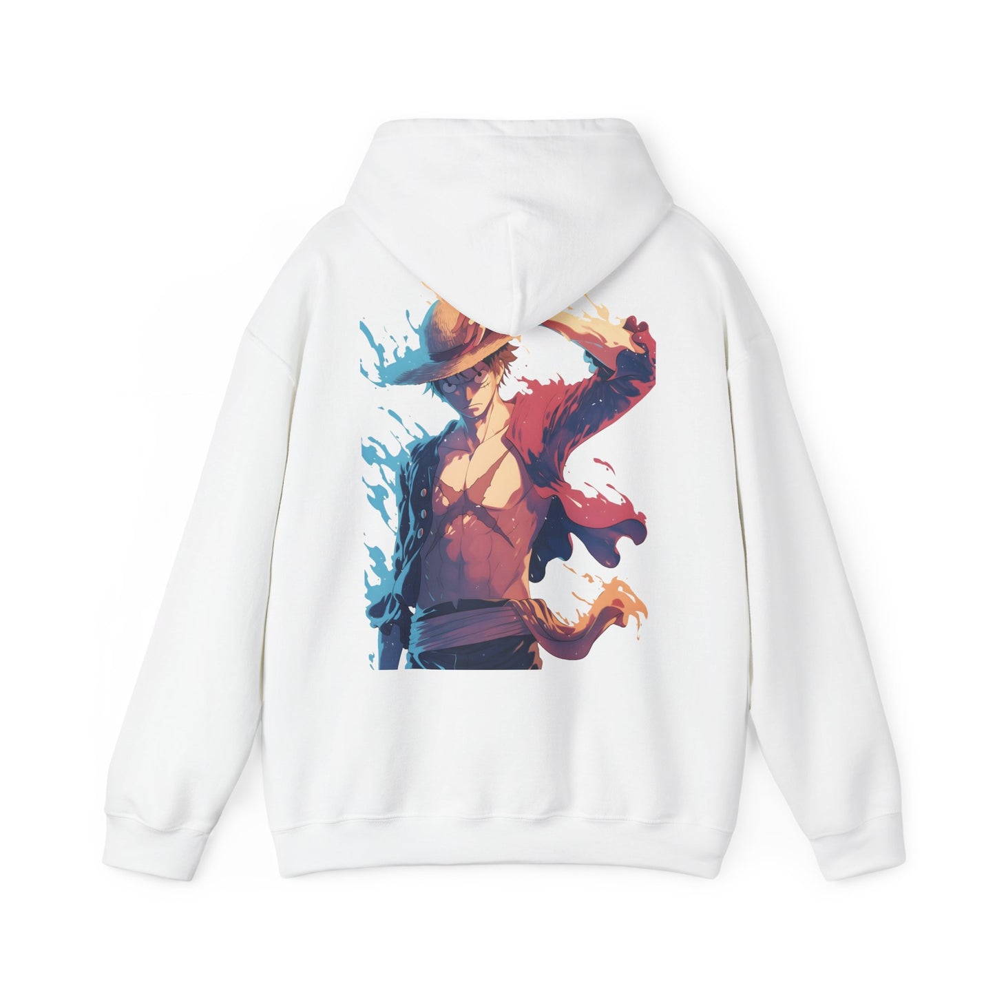 One Piece Hoodie - Luffy Back And Front