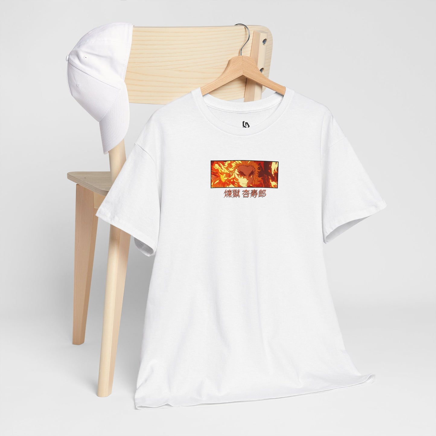 Demon Slayer T-Shirt - Rengoku Back and Front