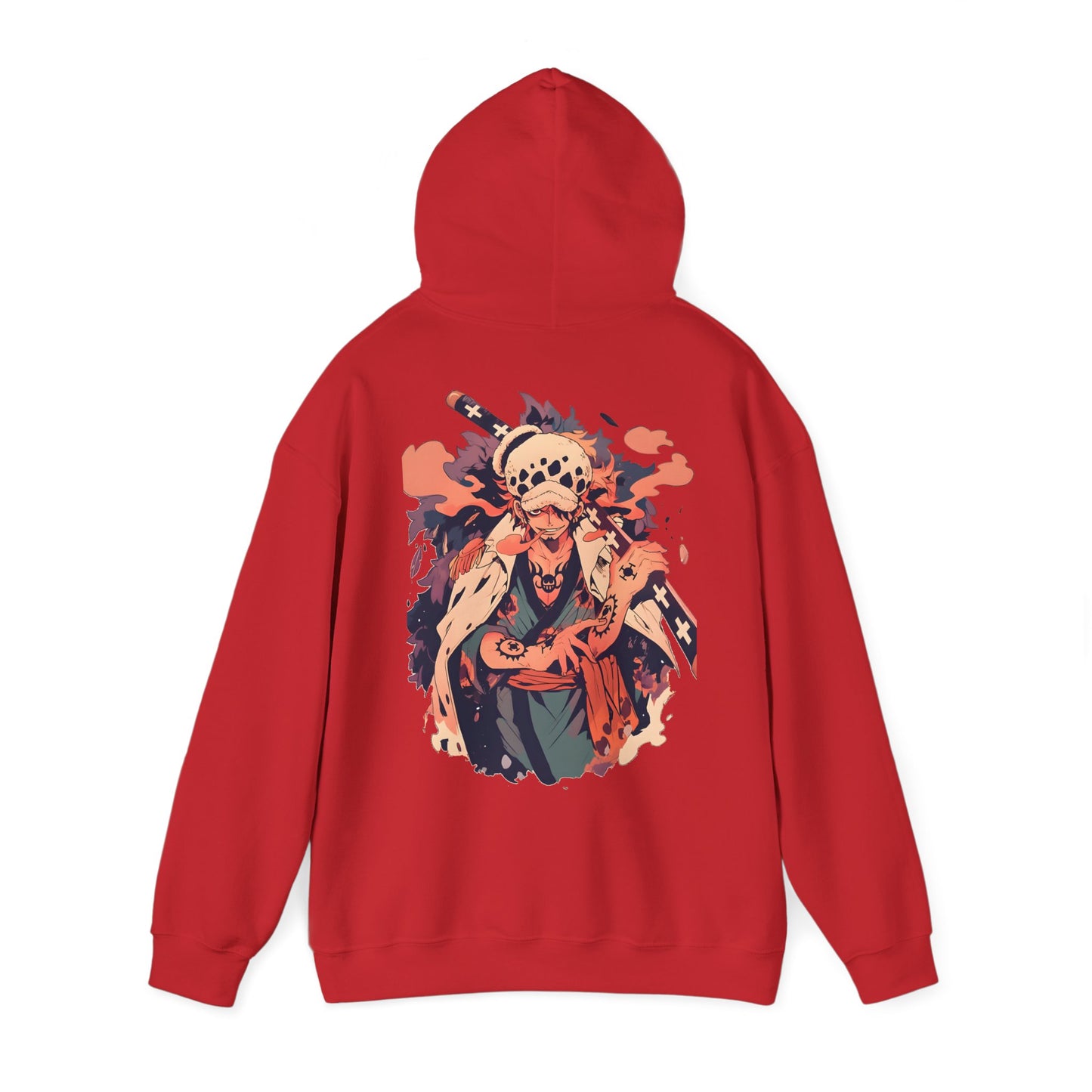 One Piece Hoodie - Trafalgar Back And Front