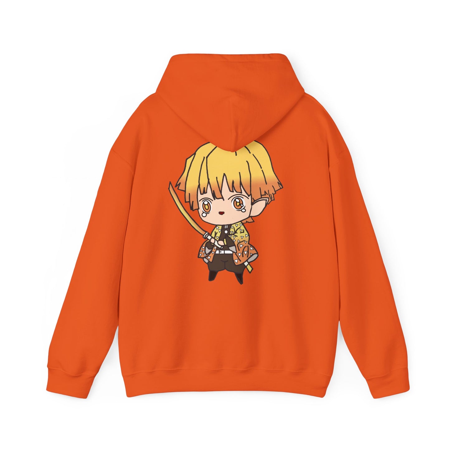 Demon Slayer Hoodie - Zenitsu Back And Front