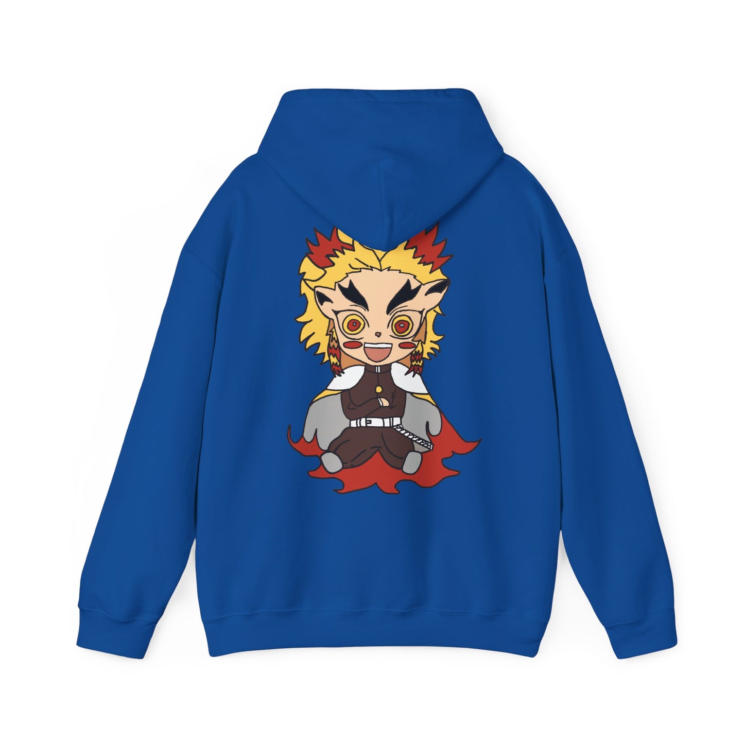 Demon Slayer Hoodie - Rengoku Back And Front